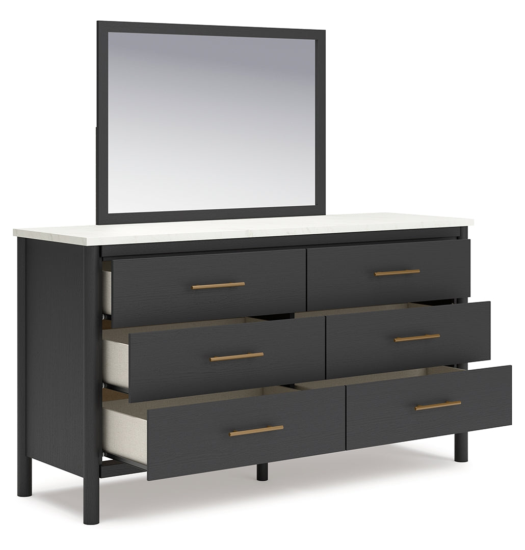 Cadmori Grey Upholstered Bedroom Set