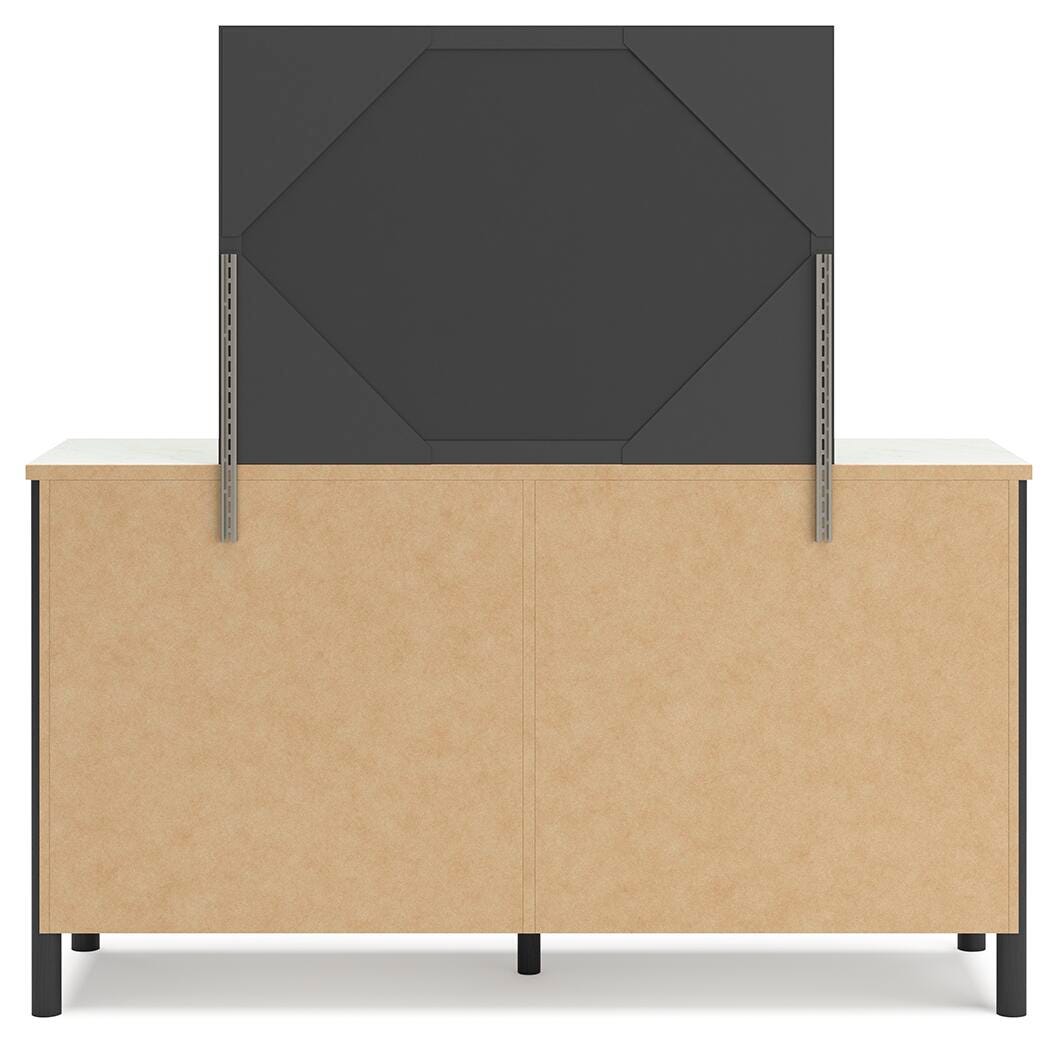 Cadmori Upholstered Panel Bed Bedroom Set