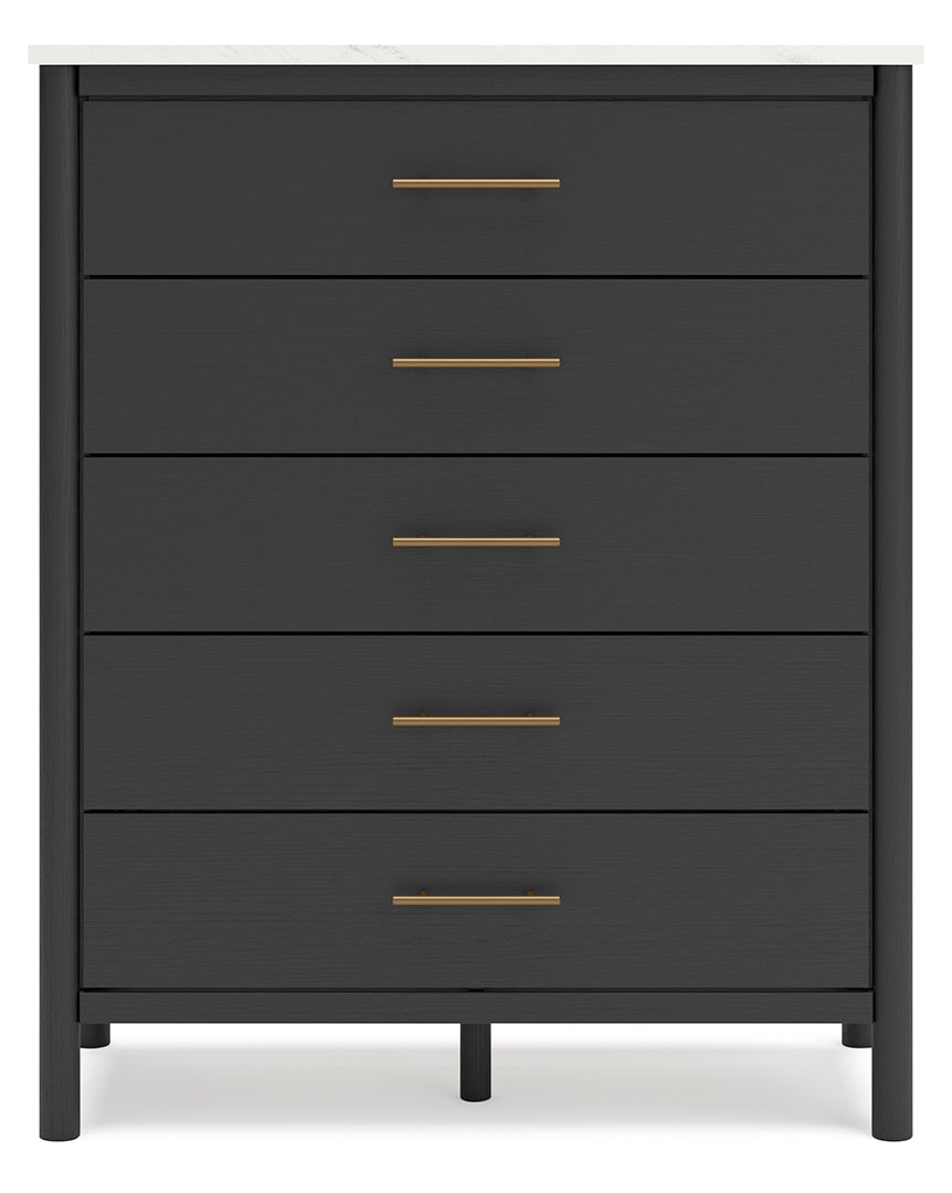 Cadmori Five Drawer Wide Chest