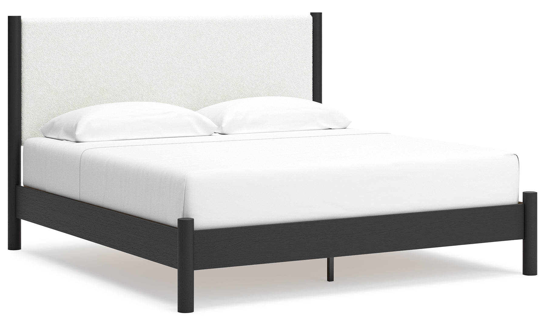 Cadmori Grey Upholstered Bedroom Set