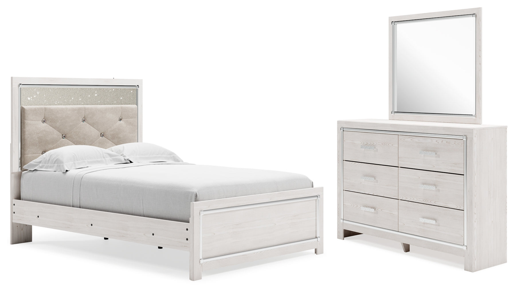 Altyra Bed, Dresser, Mirror, Chest & Nightstand, Bedroom Set