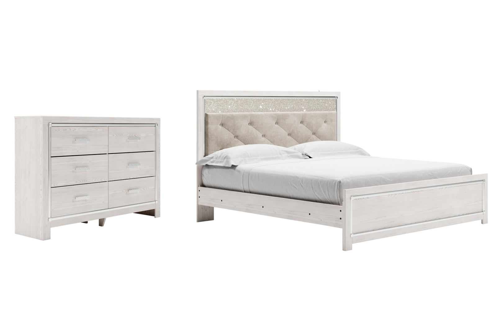 Altra White Panel Bedroom Set