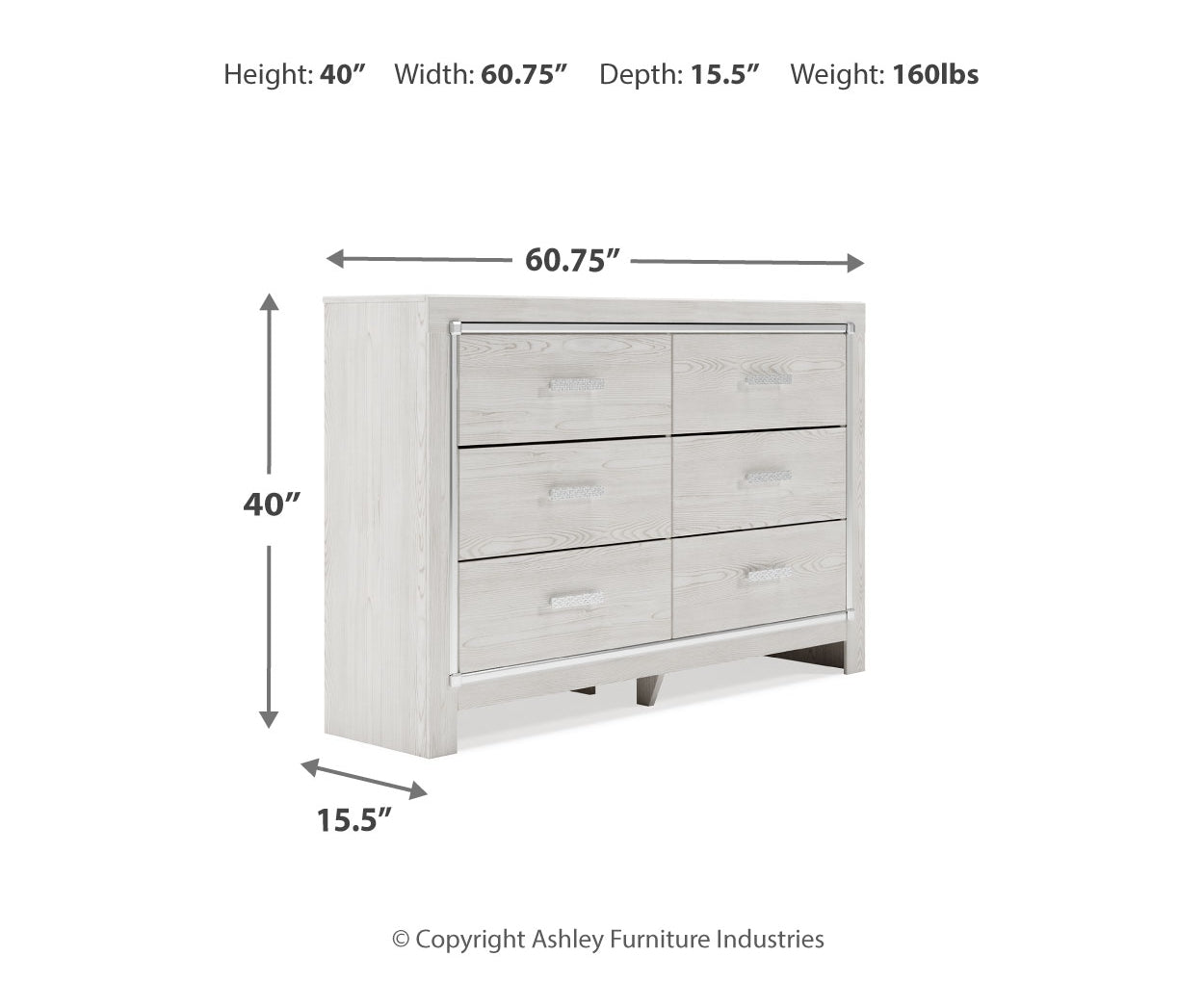 Altyra Dresser and Mirror