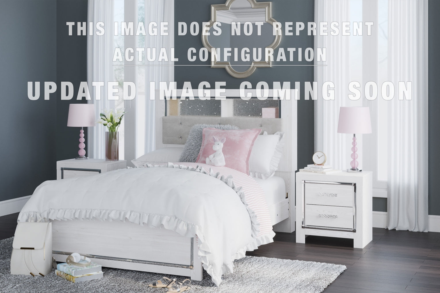 Altyra Panel Bookcase Bed Bedroom Set