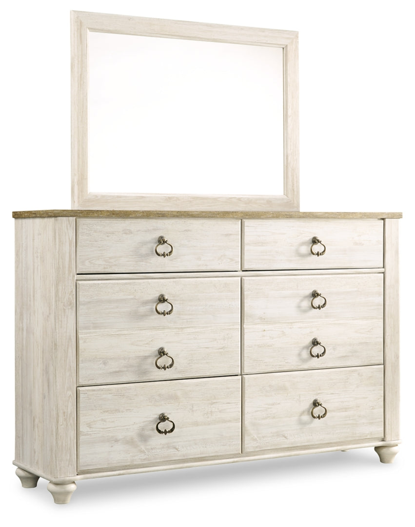 Willowton Beige Panel Bedroom Set