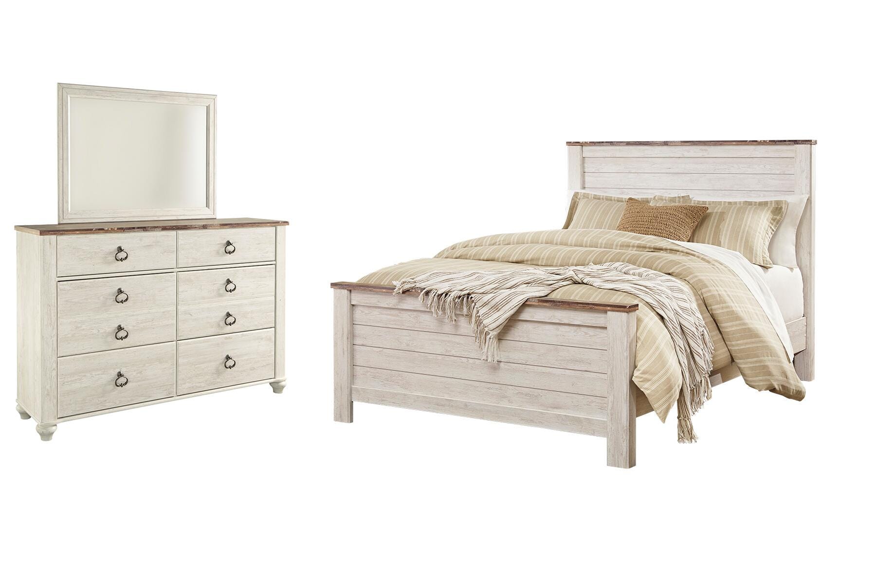 Willowton Panel Bed Bedroom Set