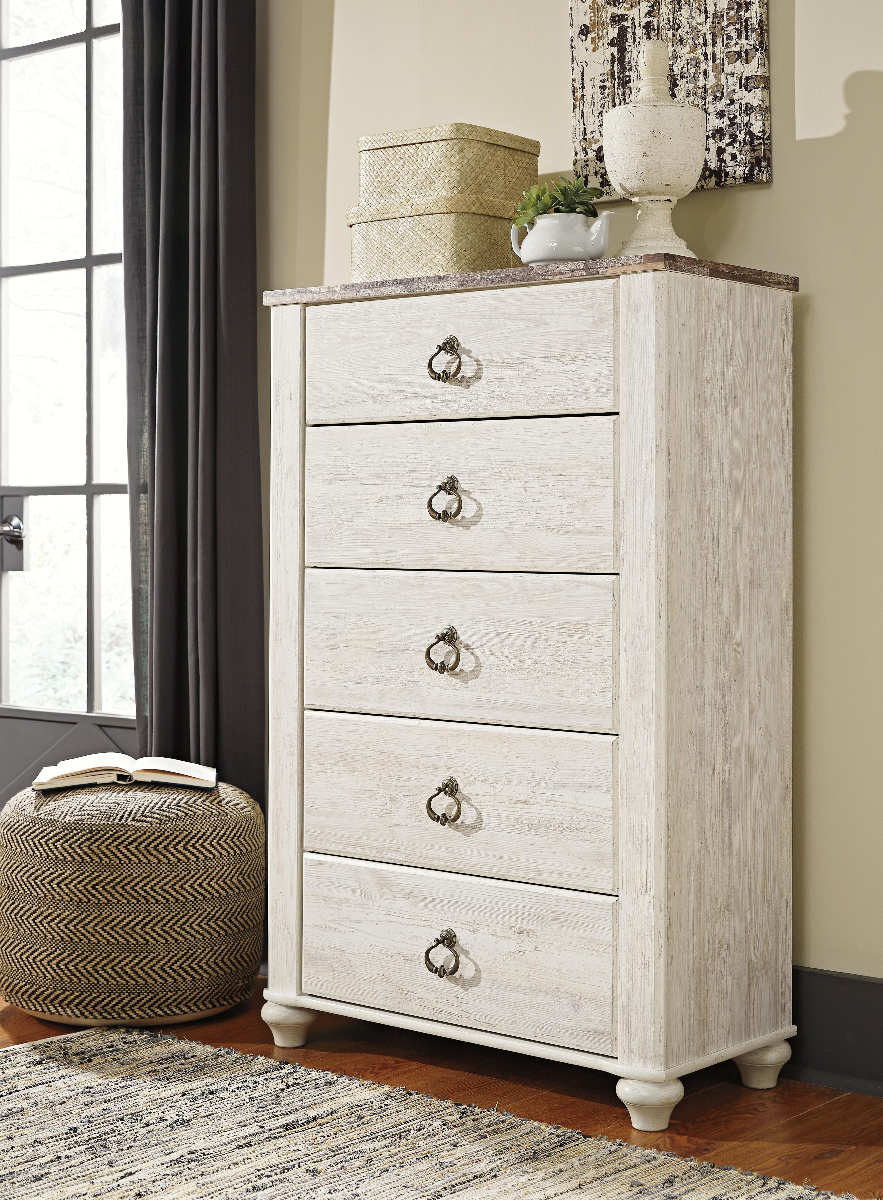 Willowton Sleigh Bed Bedroom Set