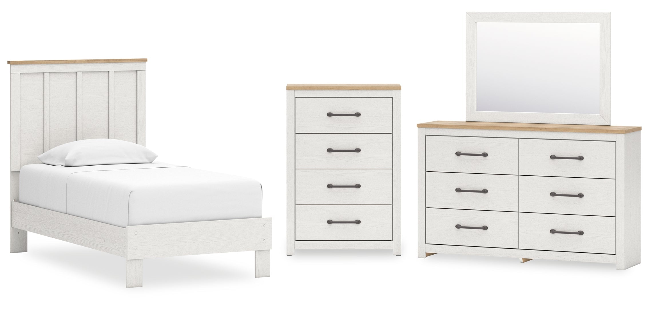 Linnocreek White Panel Bedroom Set