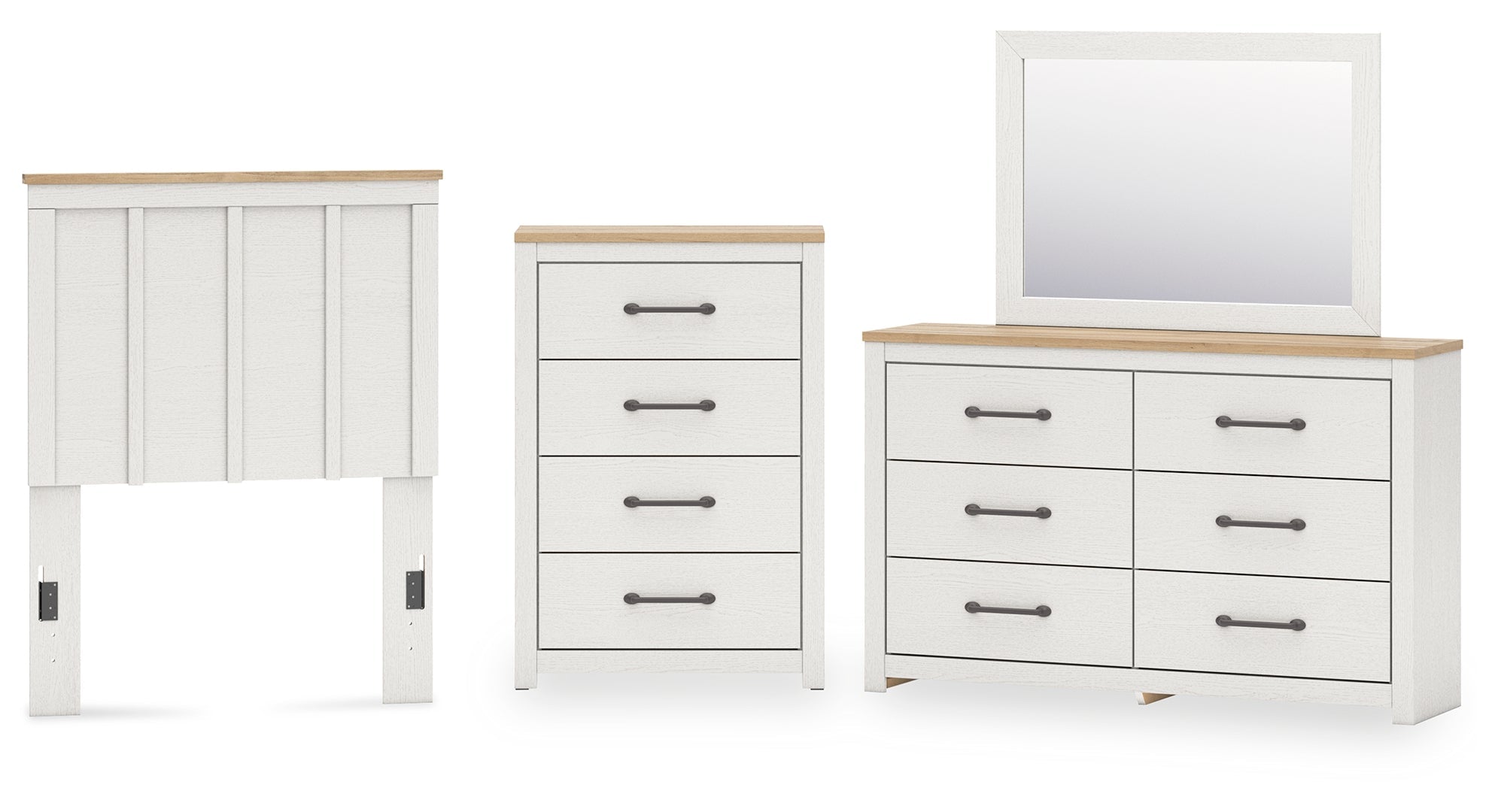 Linnocreek White Panel Bedroom Set