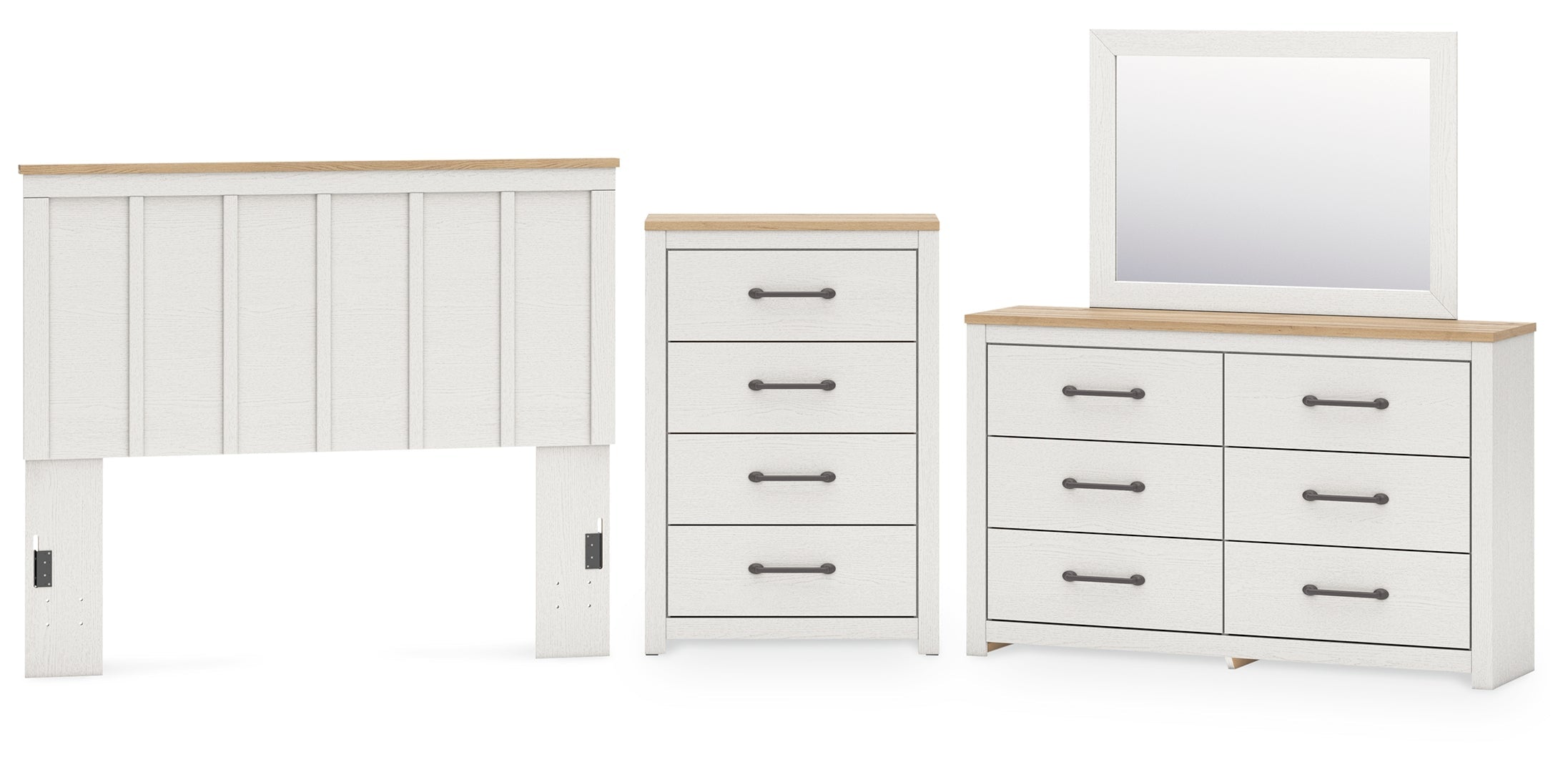 Linnocreek White Panel Bedroom Set