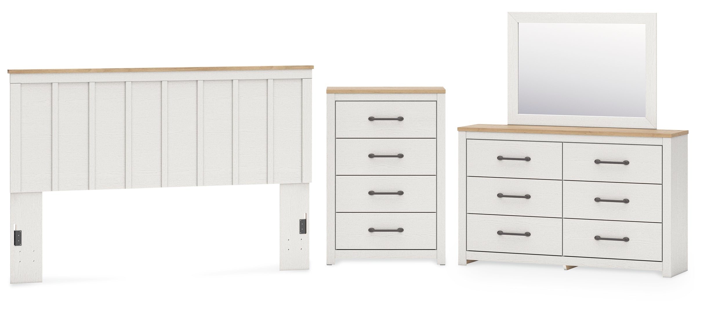 Linnocreek White Panel Bedroom Set