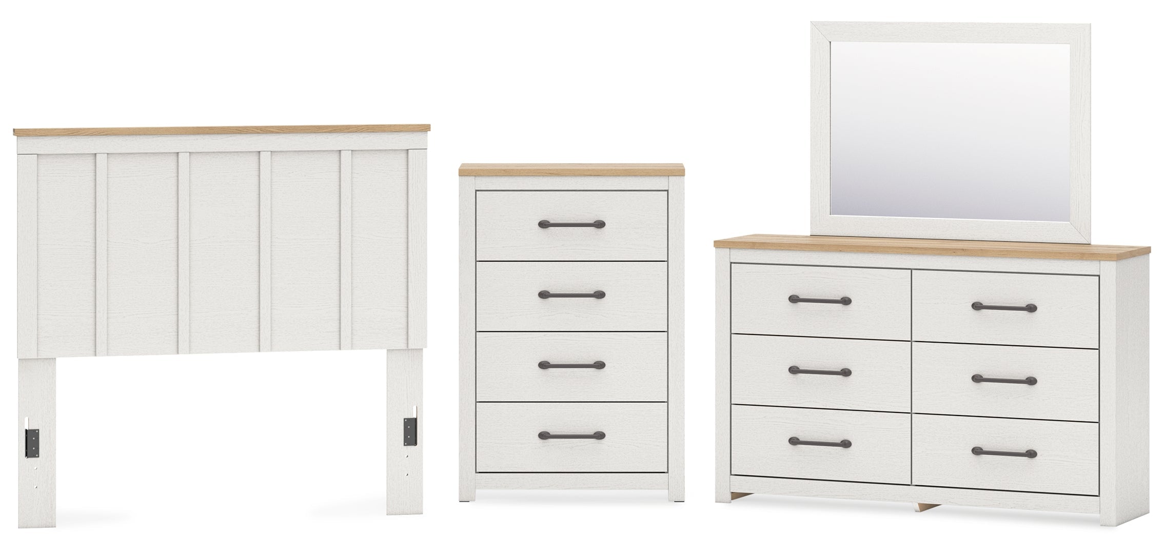 Linnocreek White Panel Bedroom Set