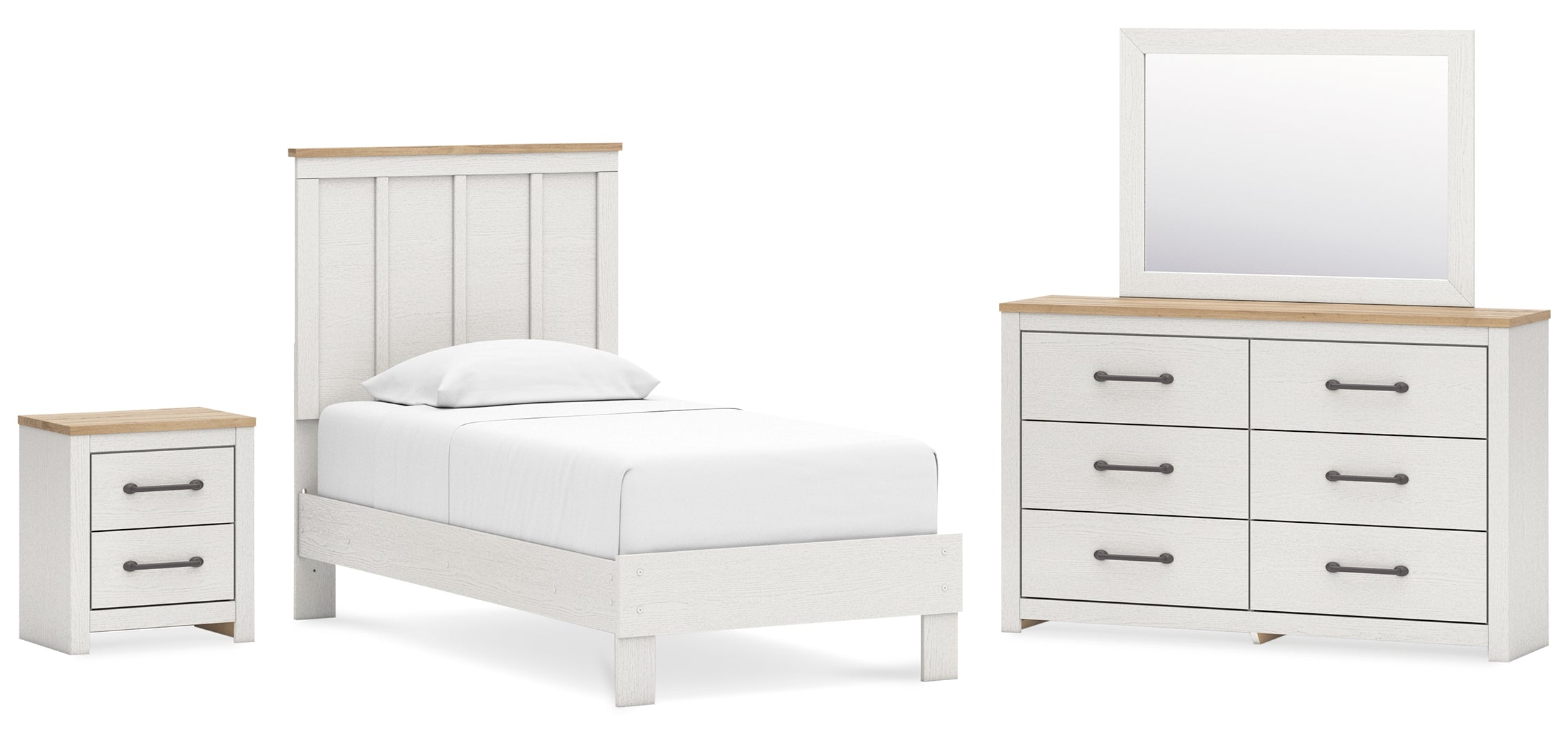 Linnocreek White Panel Bedroom Set