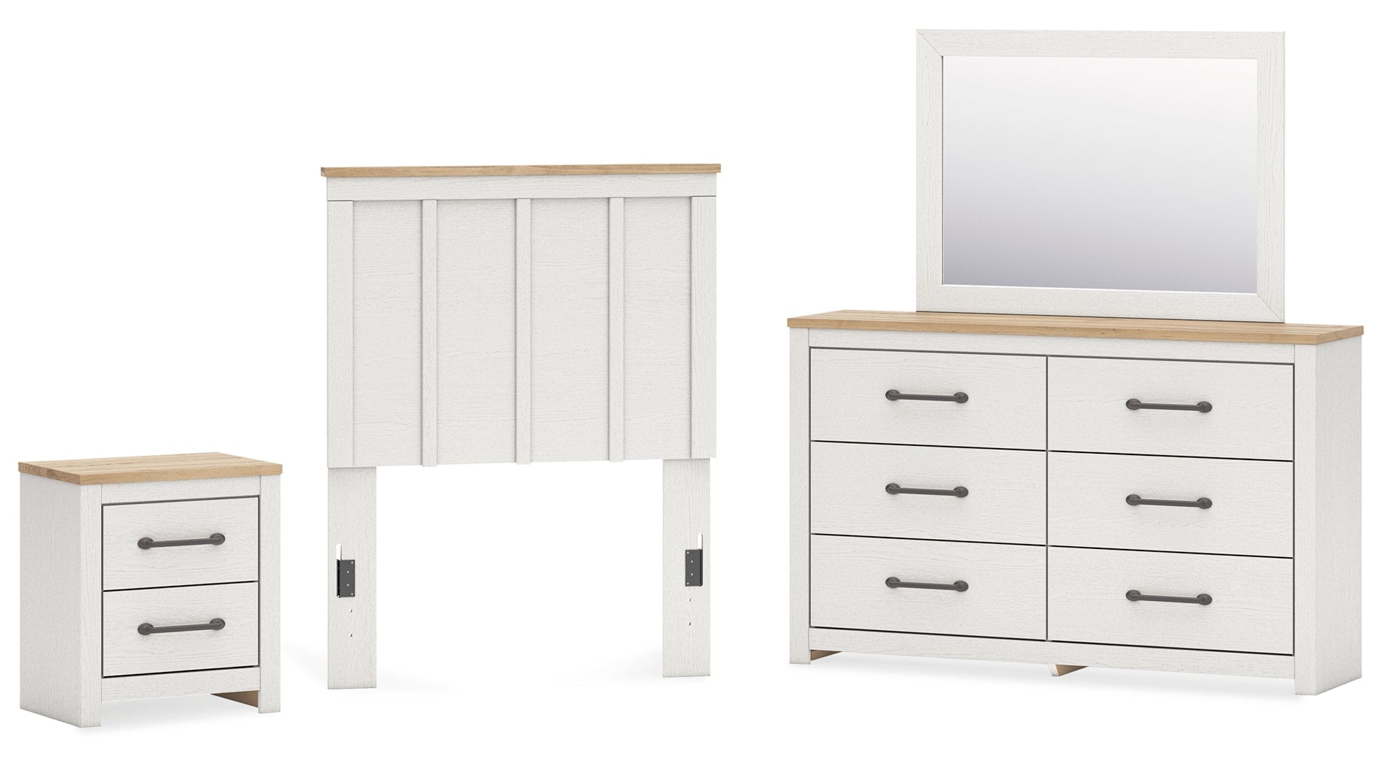 Linnocreek White Panel Bedroom Set