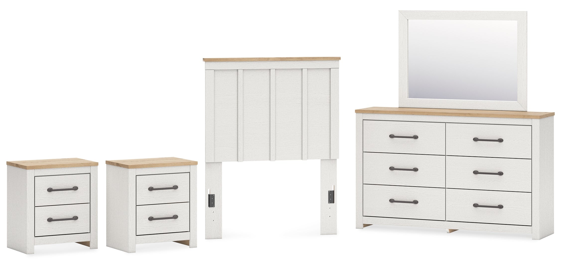 Linnocreek White Panel Bedroom Set