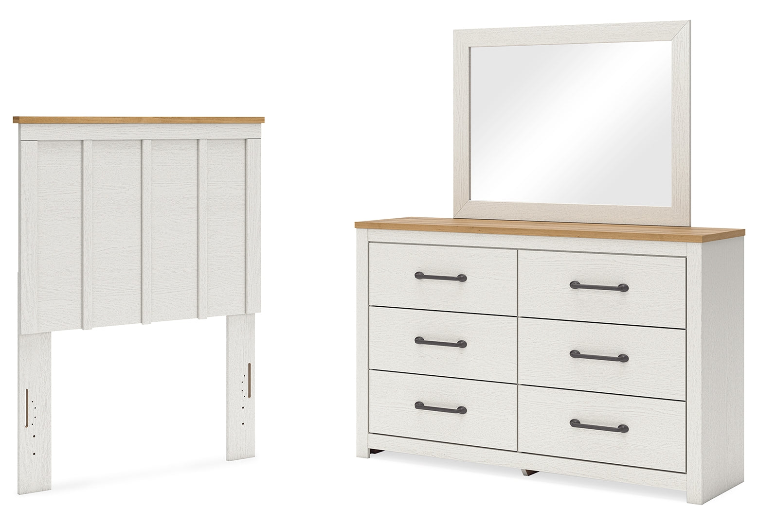 Linnocreek White Panel Bedroom Set