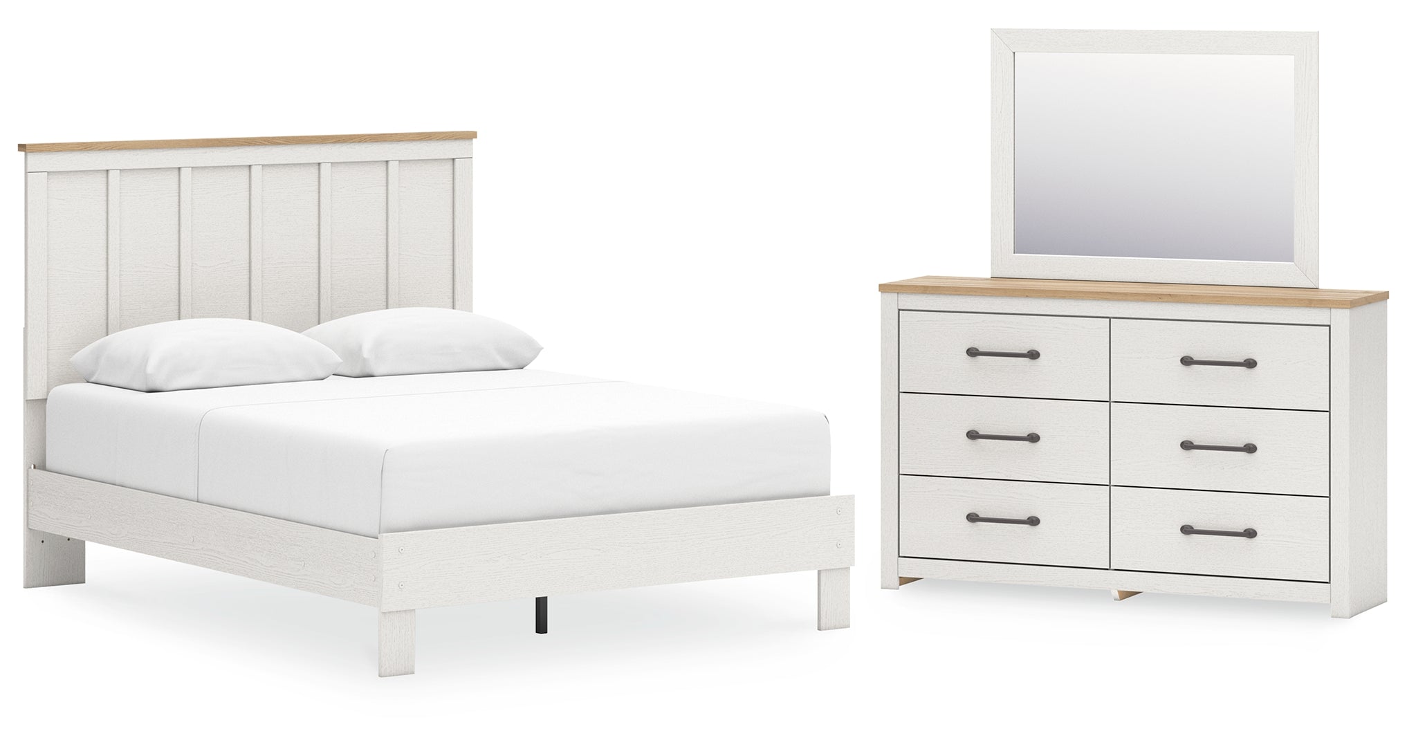 Linnocreek White Panel Bedroom Set