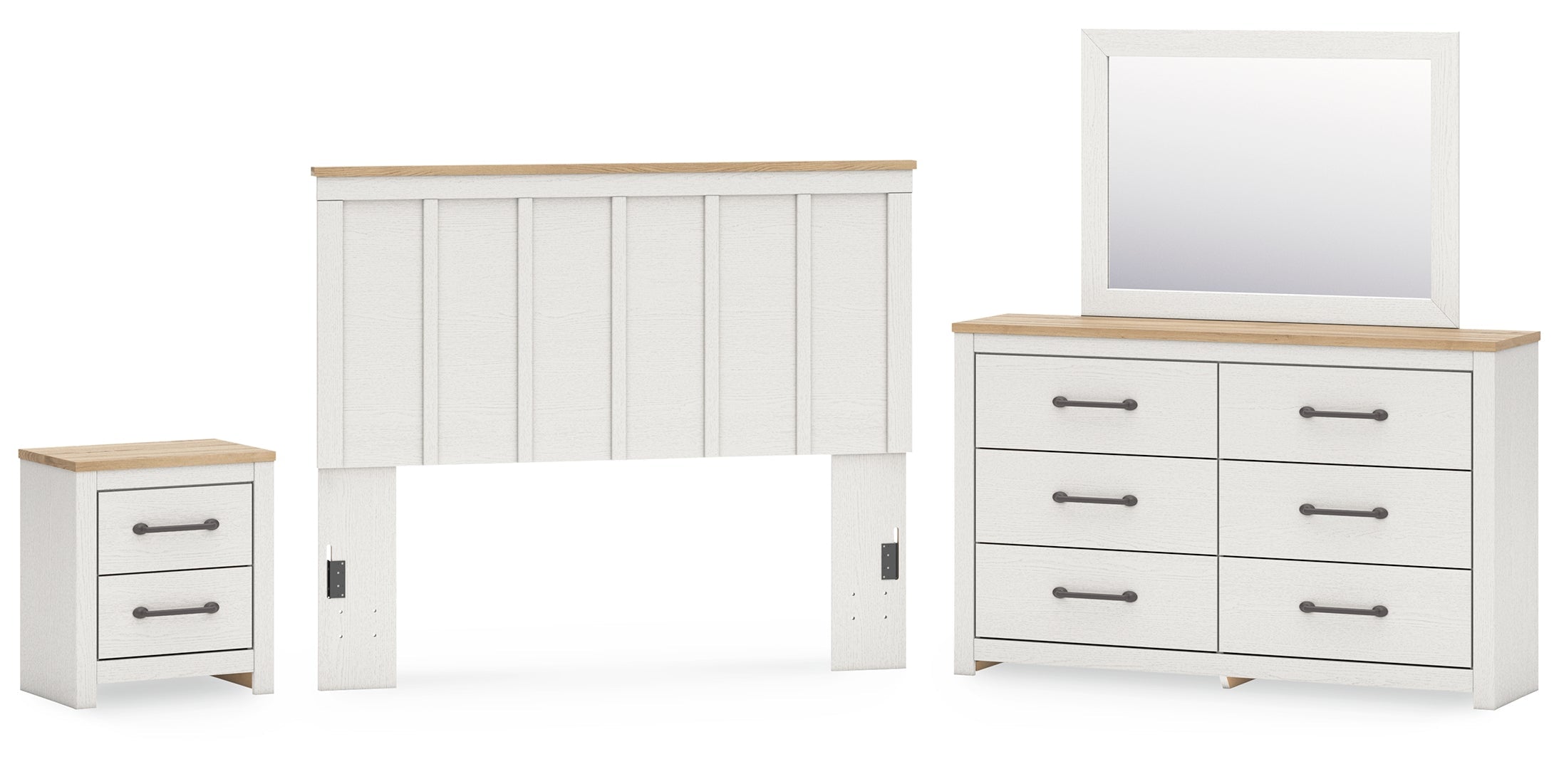 Linnocreek White Panel Bedroom Set