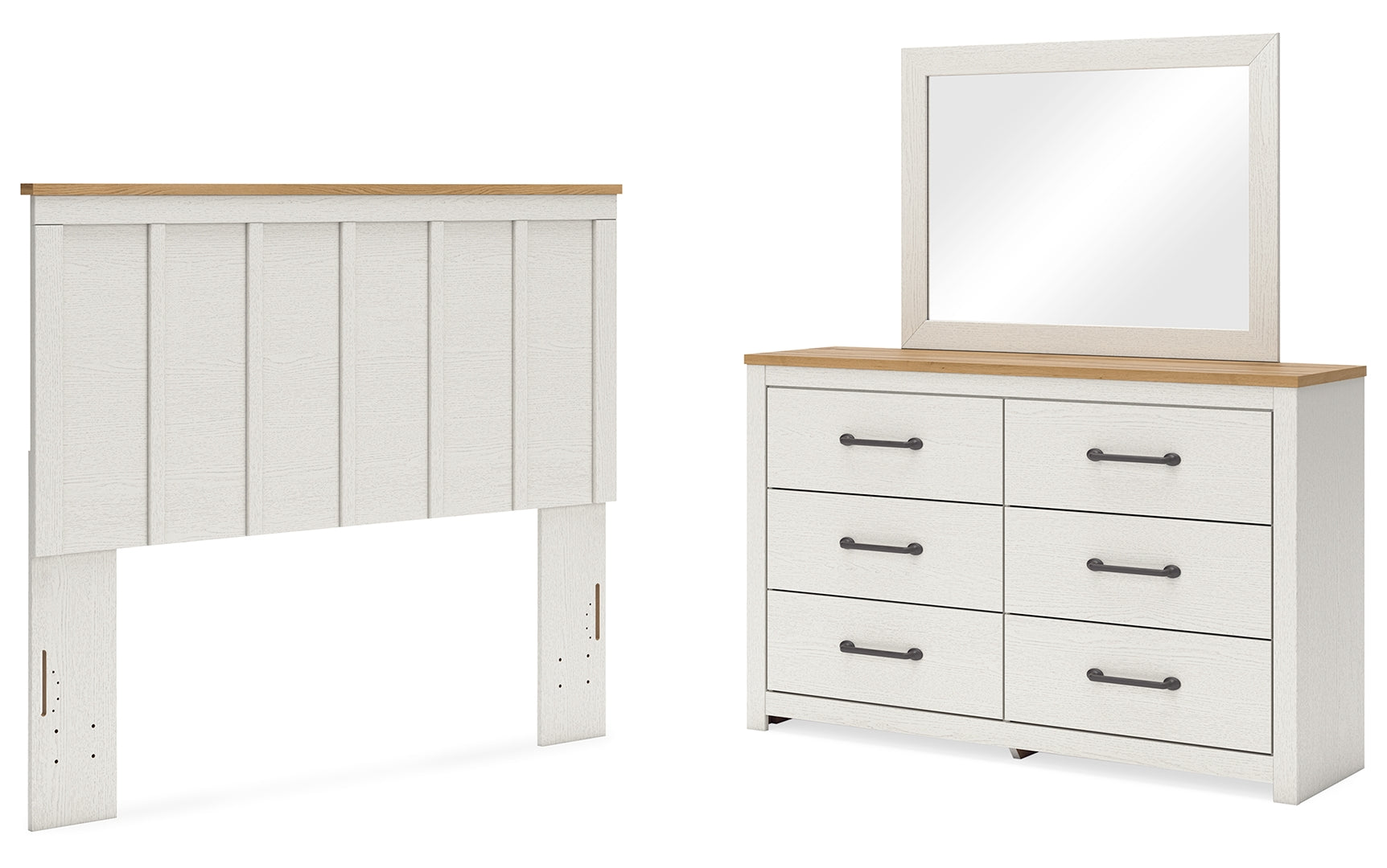 Linnocreek White Panel Bedroom Set