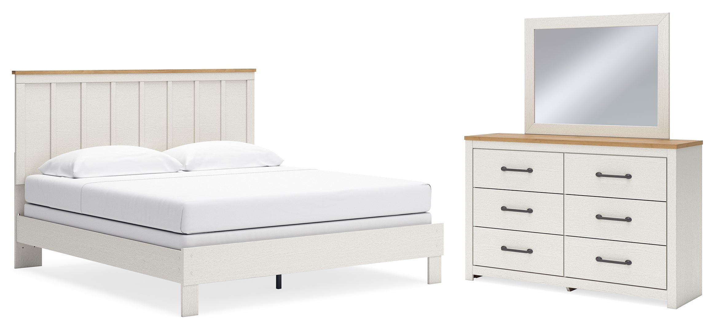 Linnocreek White Panel Bedroom Set