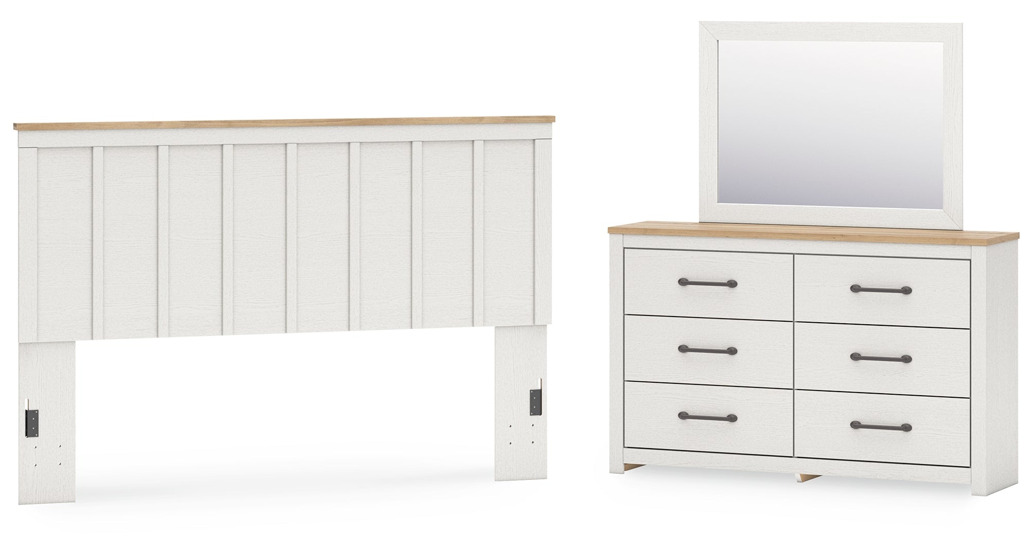 Linnocreek White Panel Bedroom Set