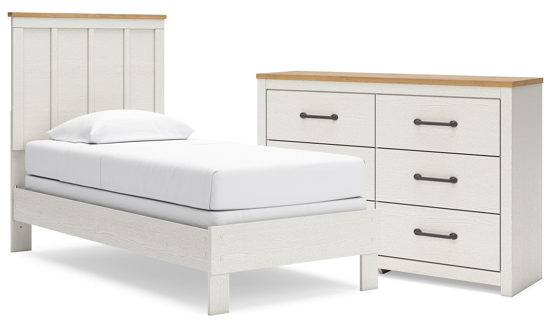 Linnocreek White Panel Bedroom Set