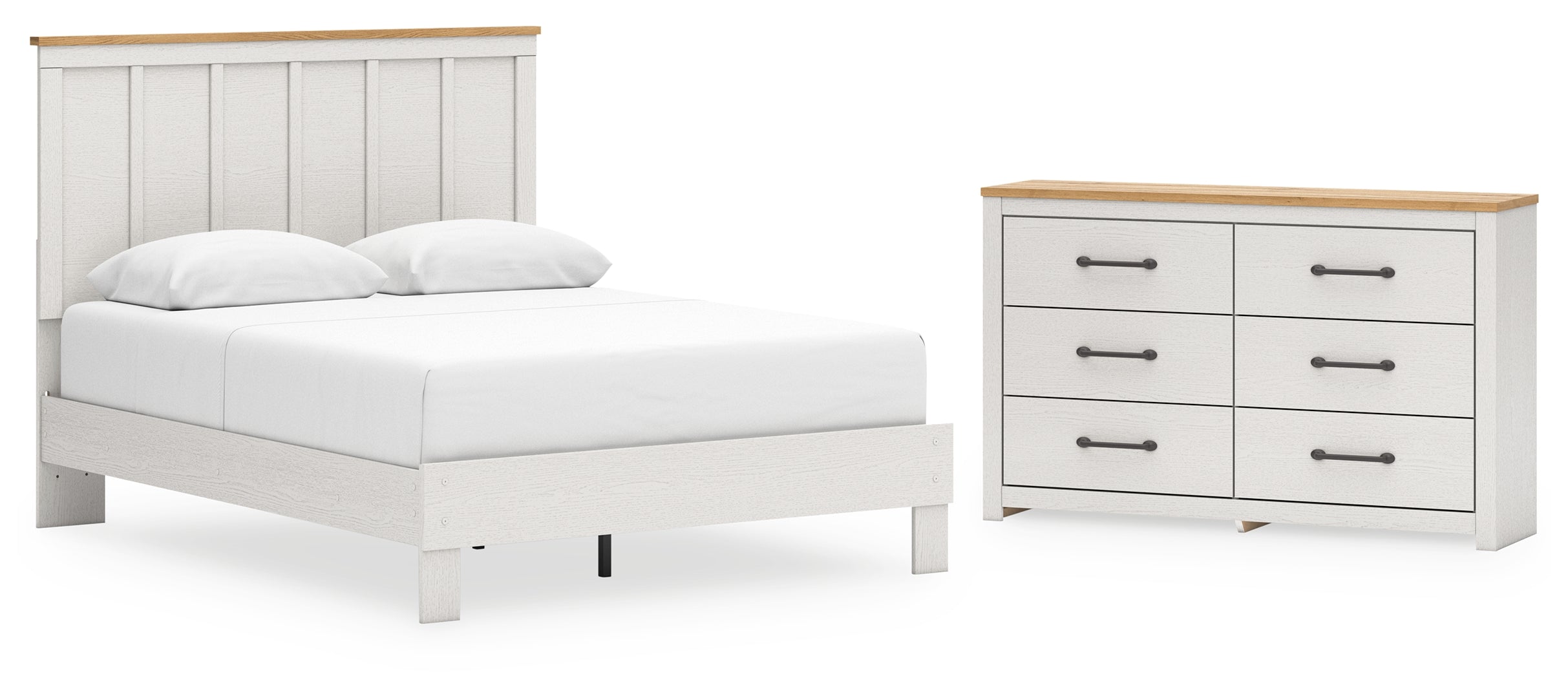 Linnocreek White Panel Bedroom Set