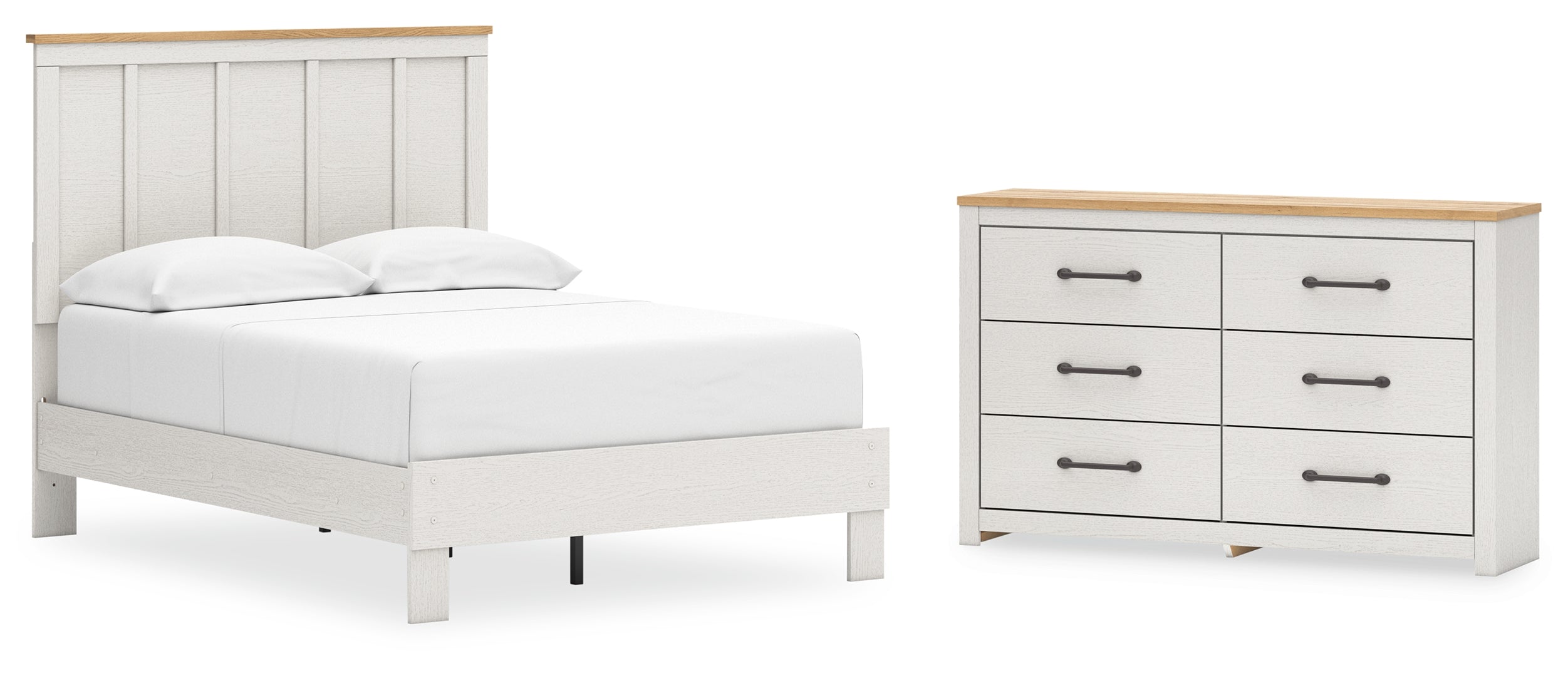 Linnocreek White Panel Bedroom Set