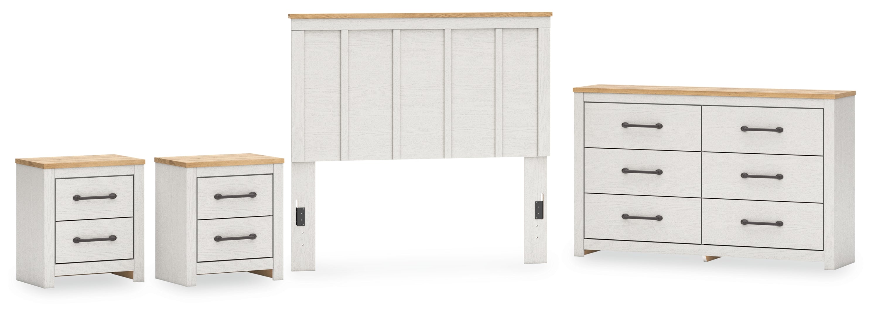 Linnocreek White Panel Bedroom Set