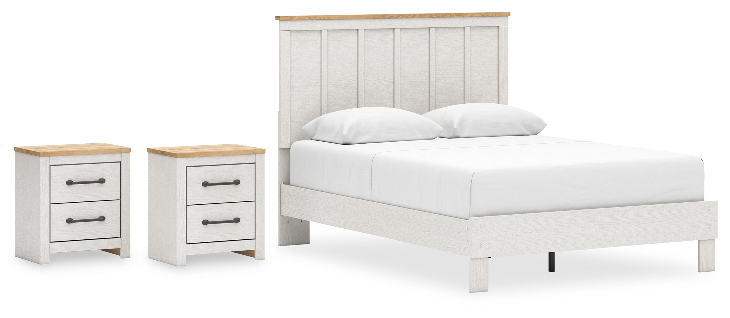 Linnocreek White Panel Bedroom Set