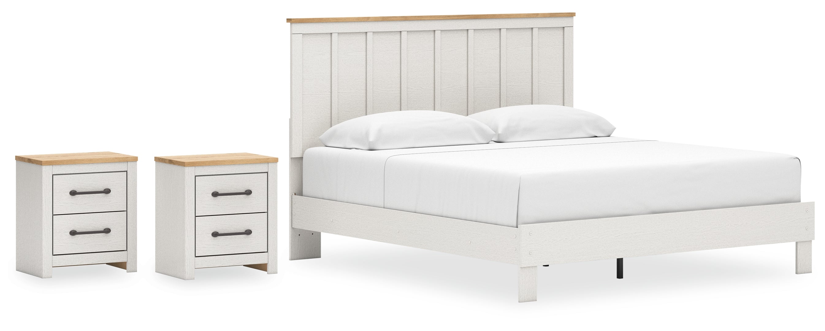 Linnocreek White Panel Bedroom Set