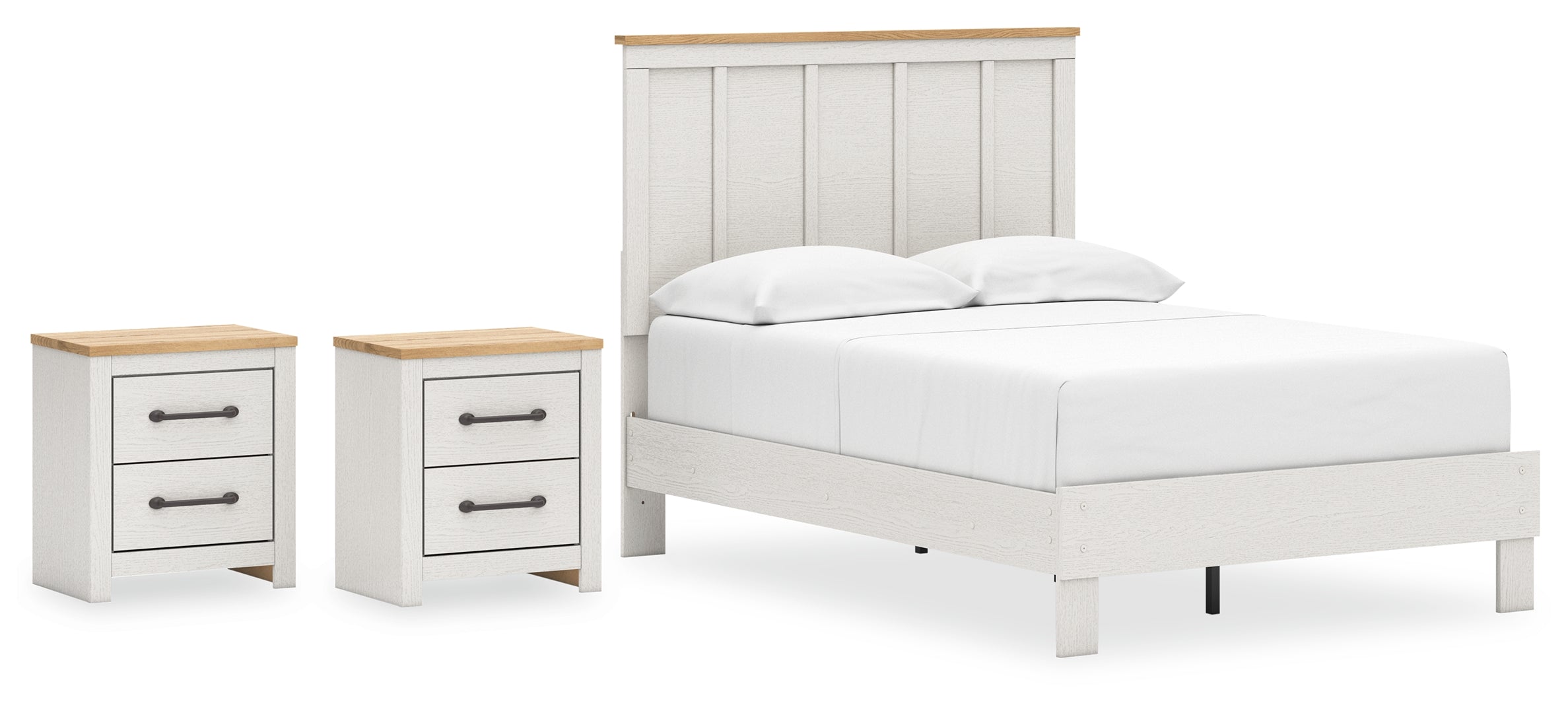 Linnocreek White Panel Bedroom Set