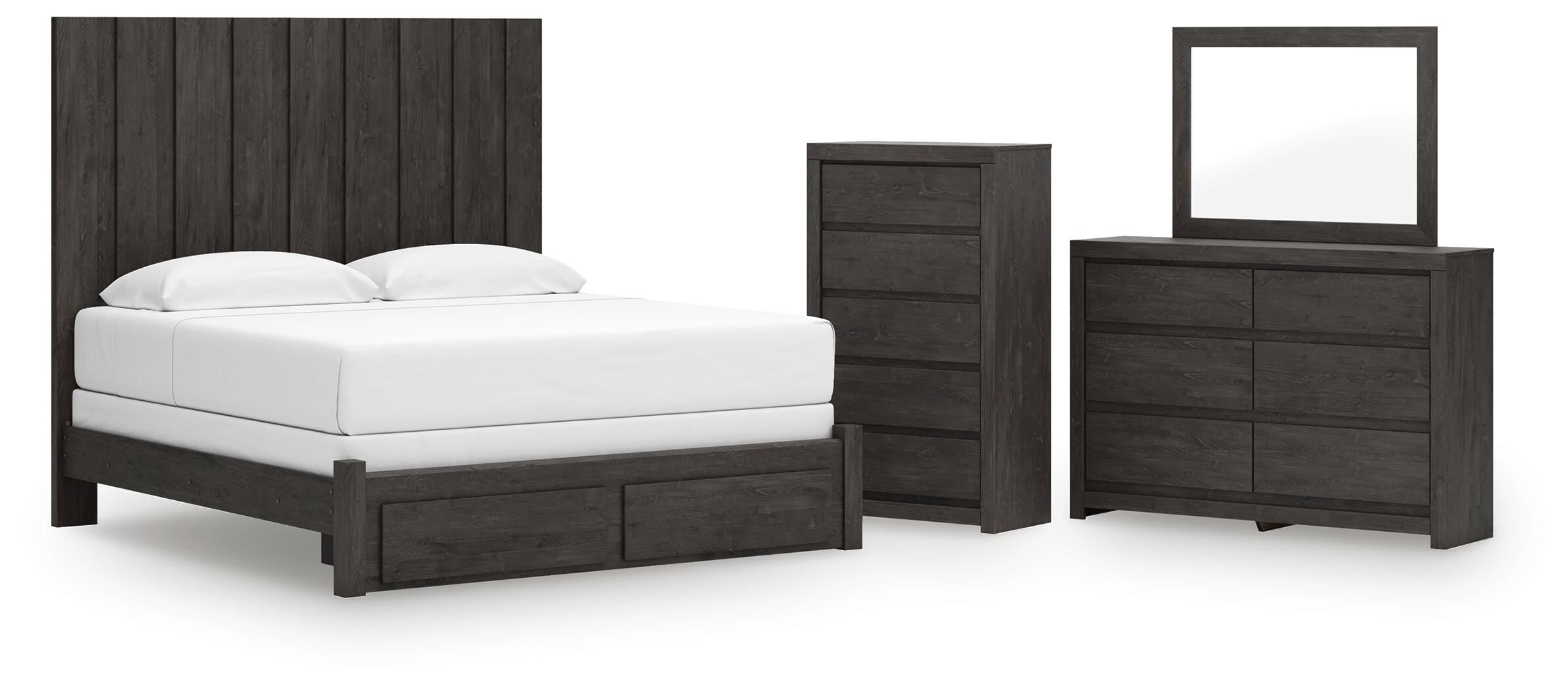 Fraluna Panel Storage Bed Bedroom Set
