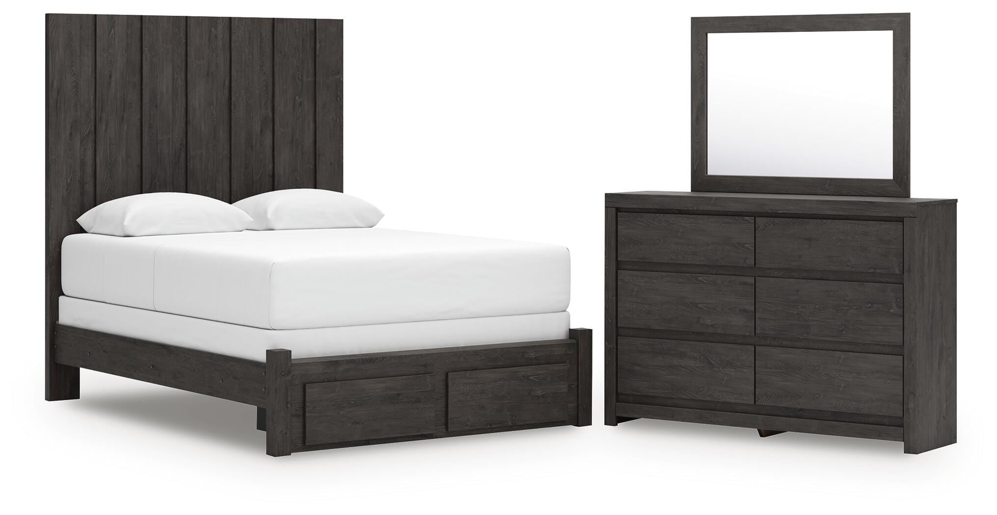 Fraluna Panel Storage Bed Bedroom Set