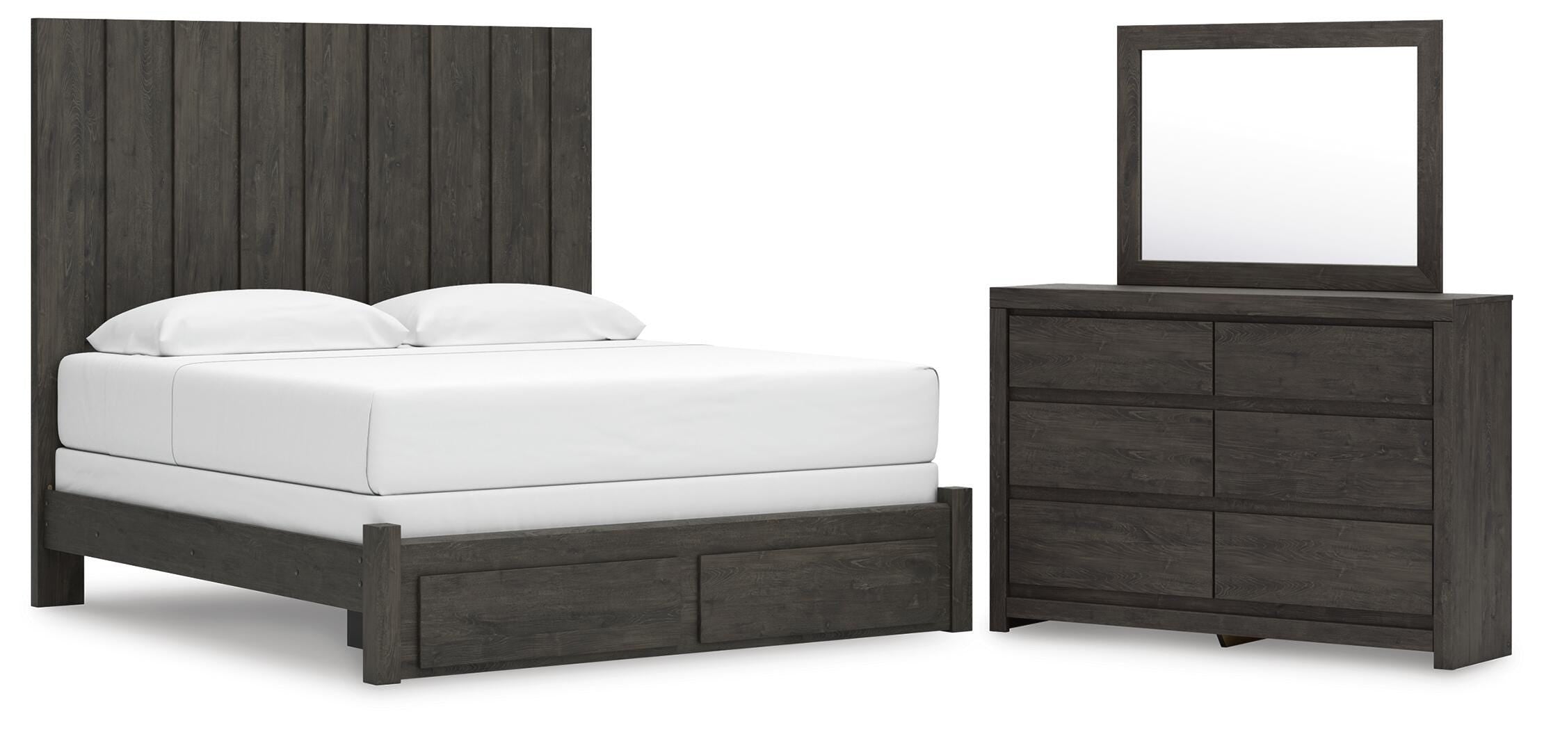 Fraluna Panel Storage Bed Bedroom Set