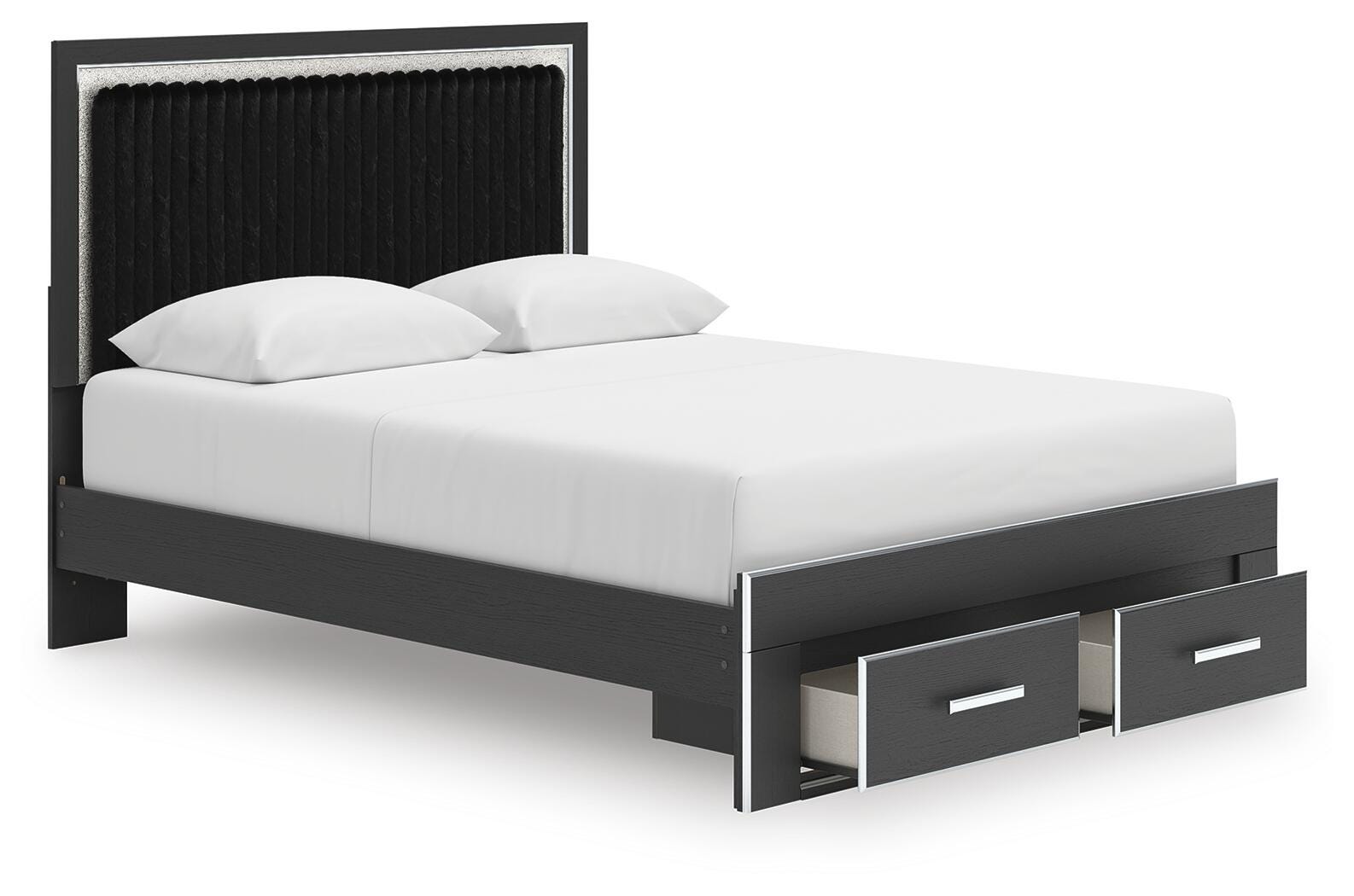 Birmonton Upholstered Panel Storage Bed