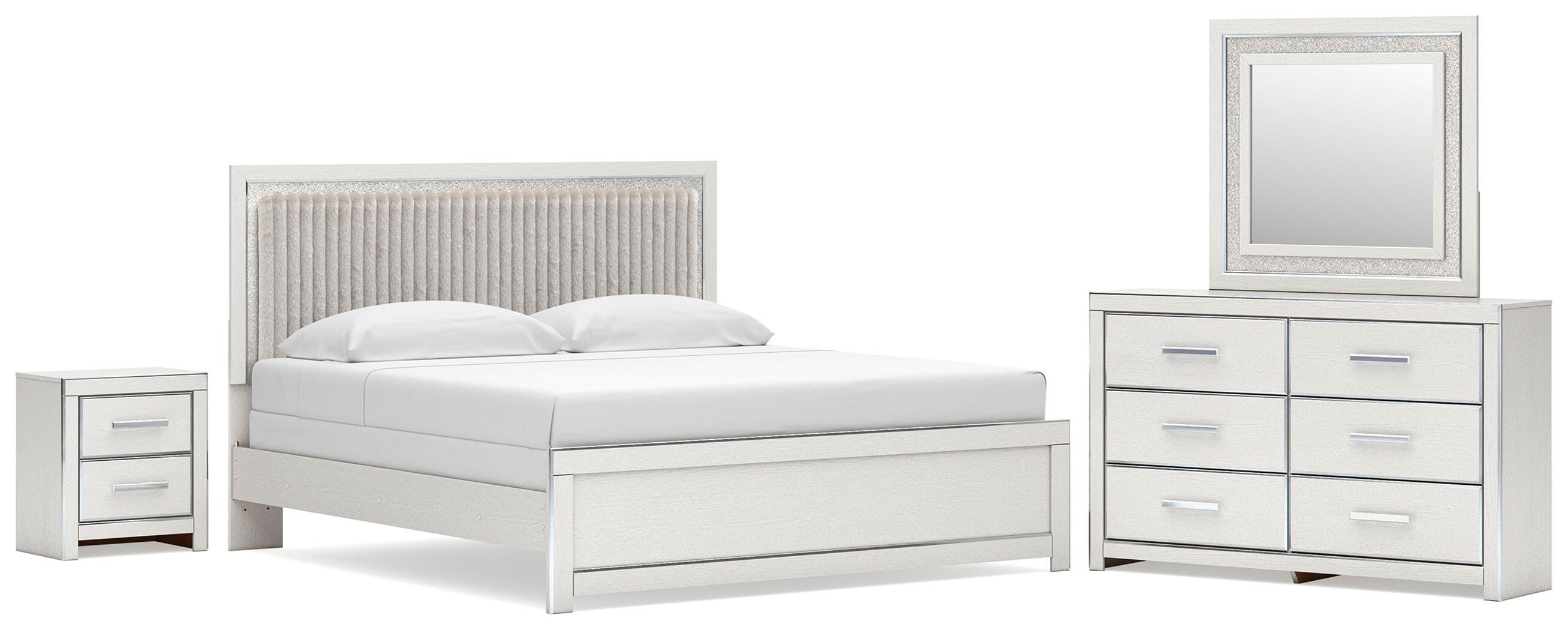 Zuraleus Upholstered Panel Bed Bedroom Set