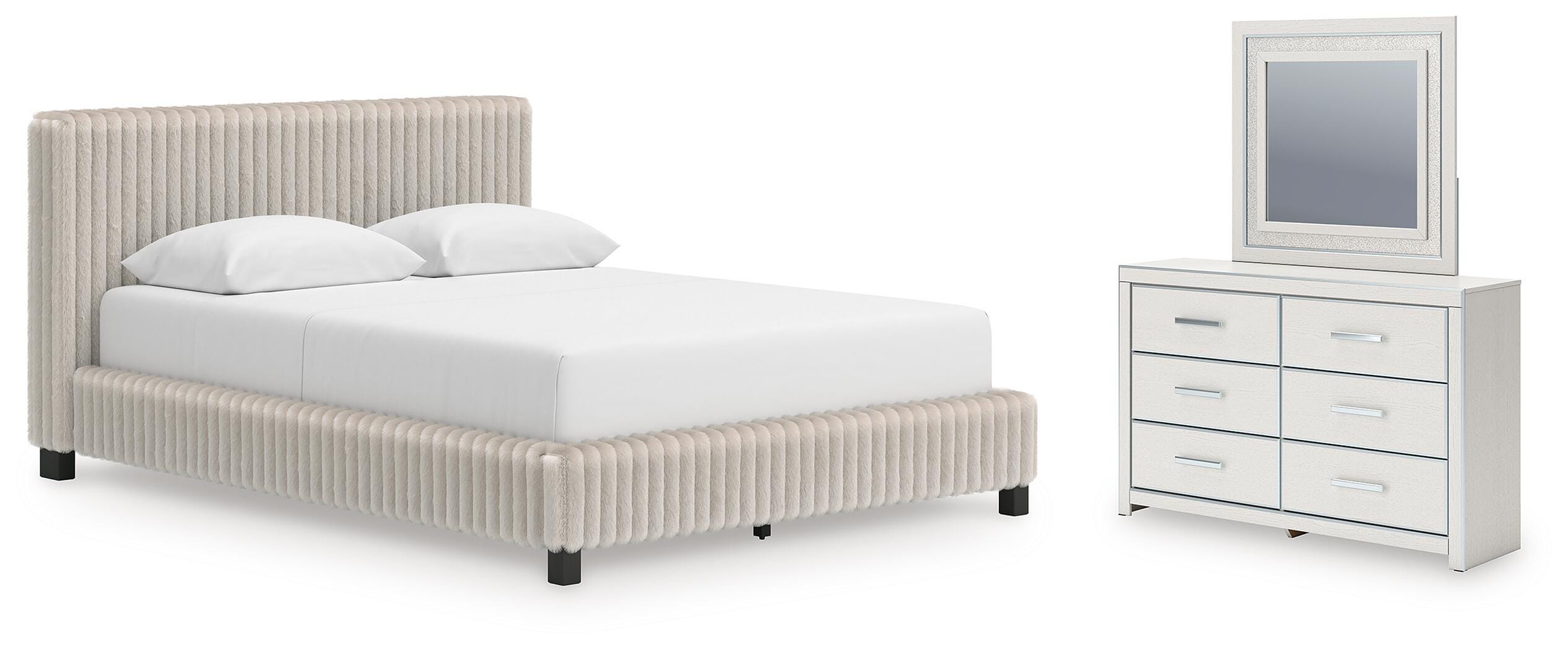 Zuraleus Upholstered Bed Bedroom Set