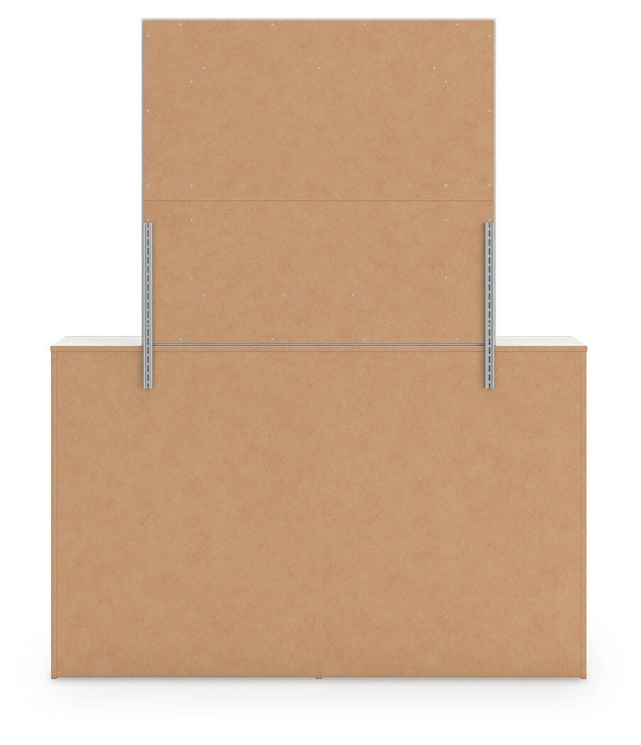 Zuraleus Upholstered Panel Platform Storage Bed Bedroom Set