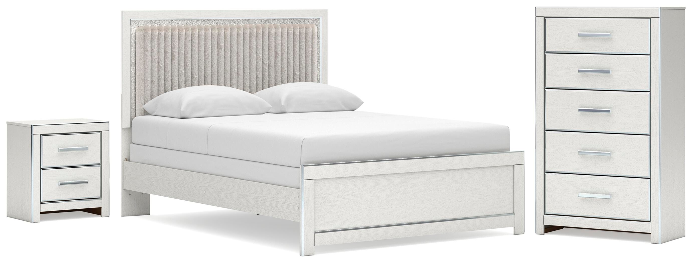Zuraleus Upholstered Panel Bed Bedroom Set