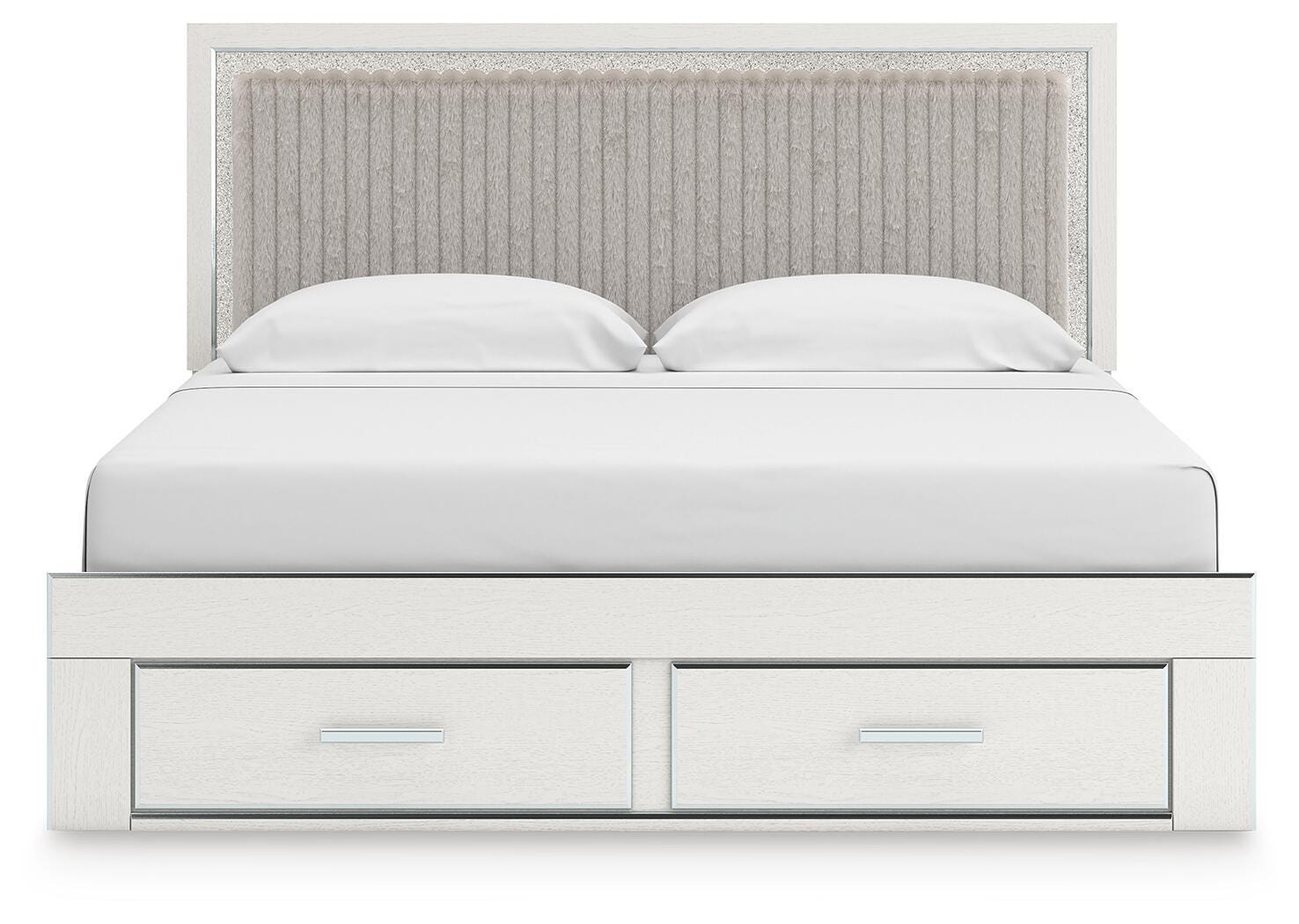 Birmonton Upholstered Panel Platform Storage Bed