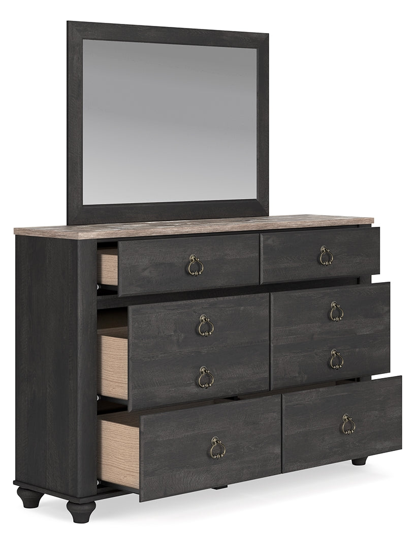 Nanforth Dresser and Mirror