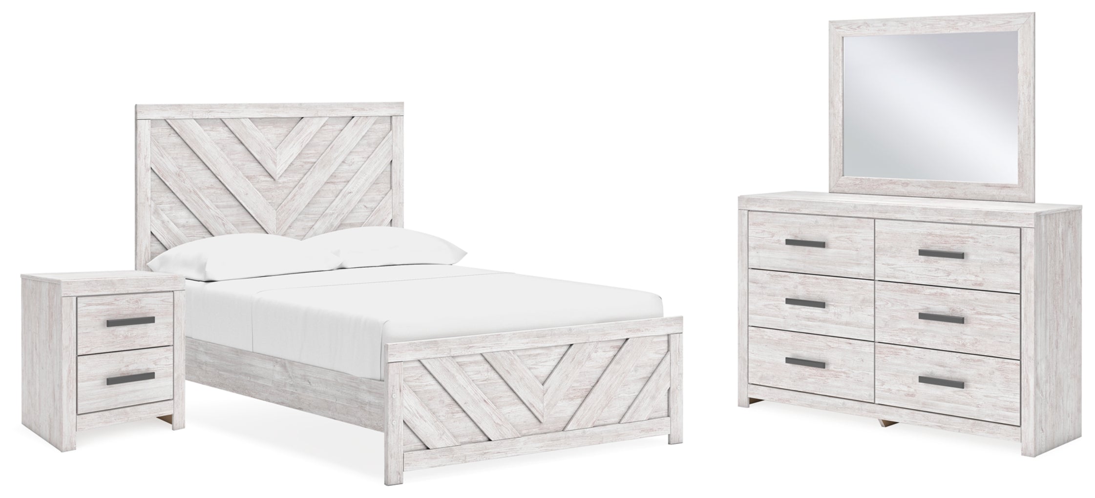 Cayboni Panel Bed, Dresser, Mirror, Chest & Nightstand, Bedroom Set