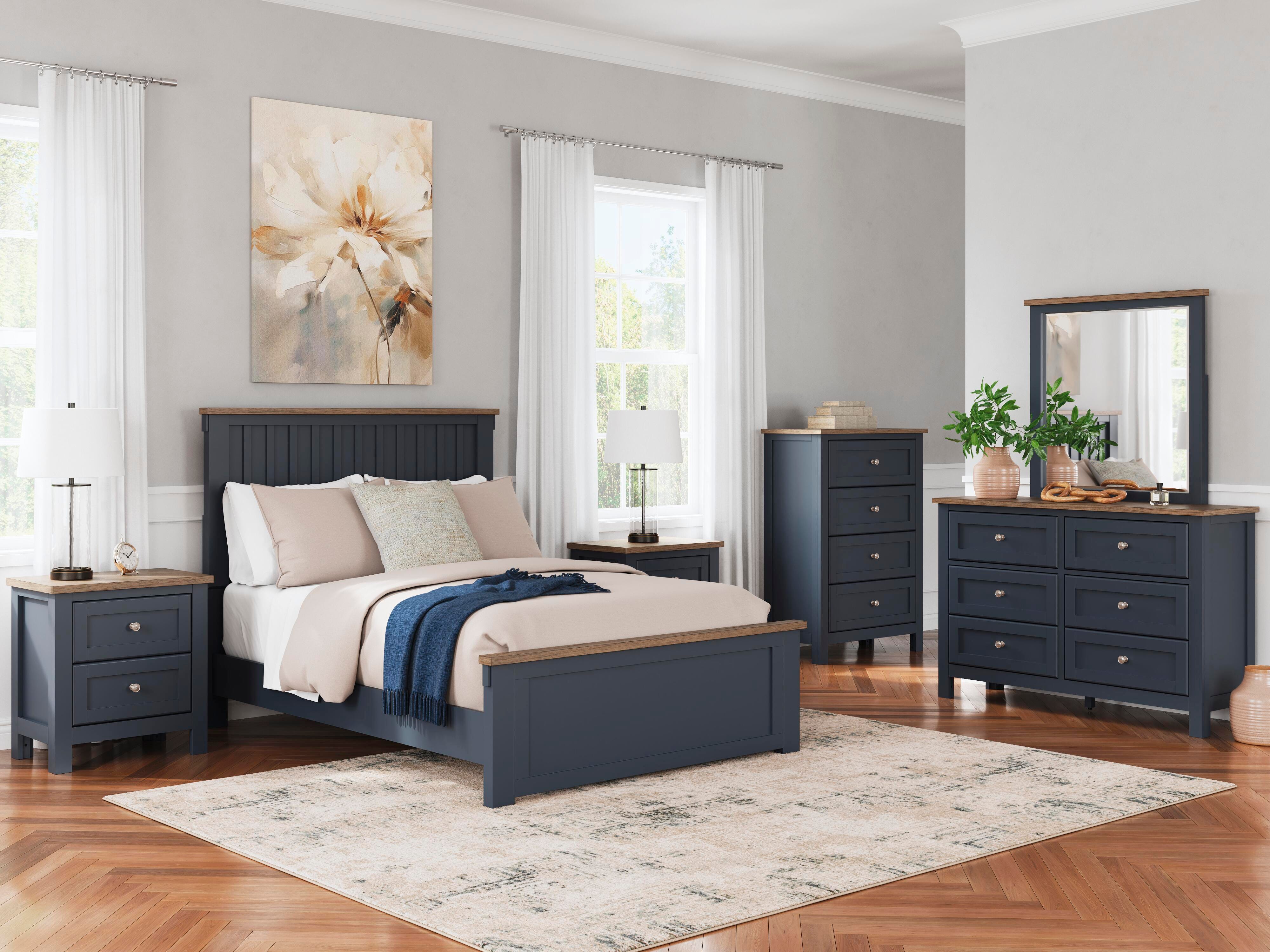 Landocken Panel Bed Bedroom Set