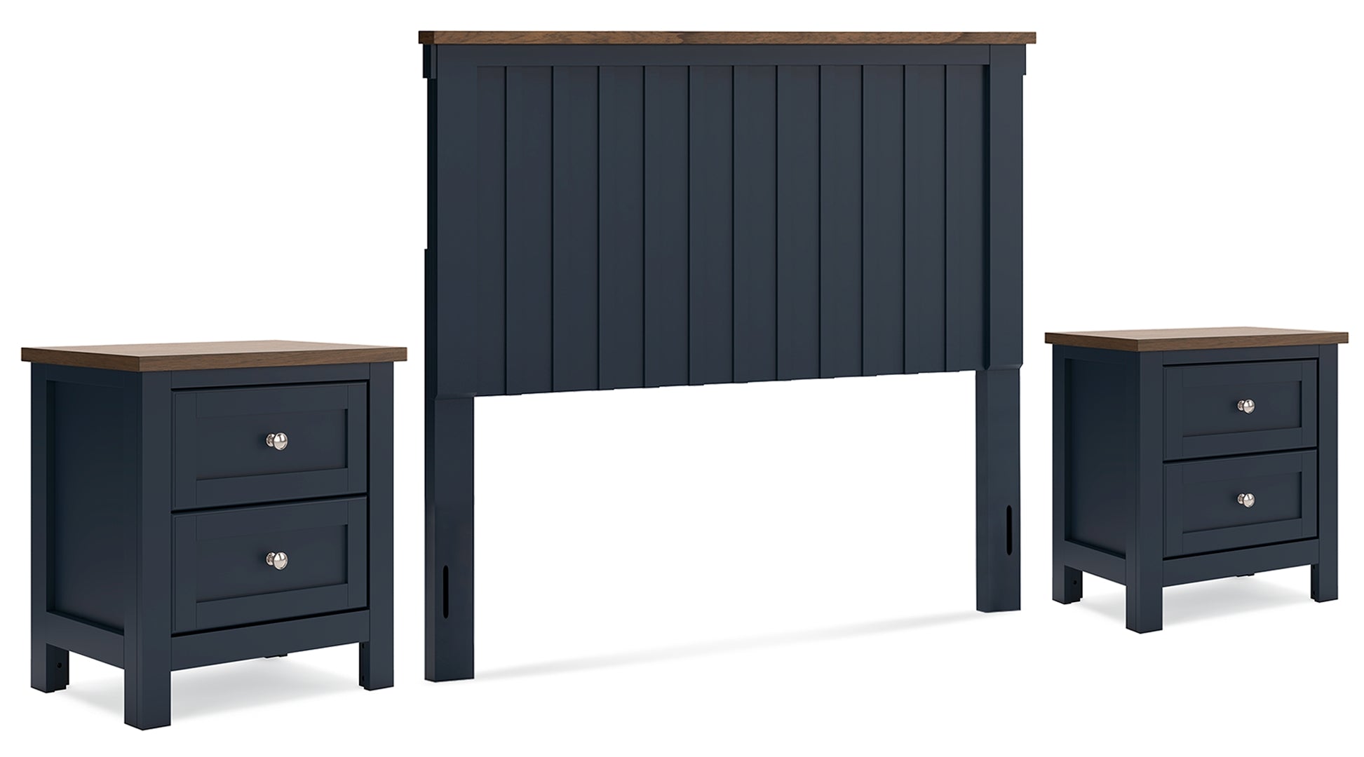 Landocken Blue Panel Bedroom Set