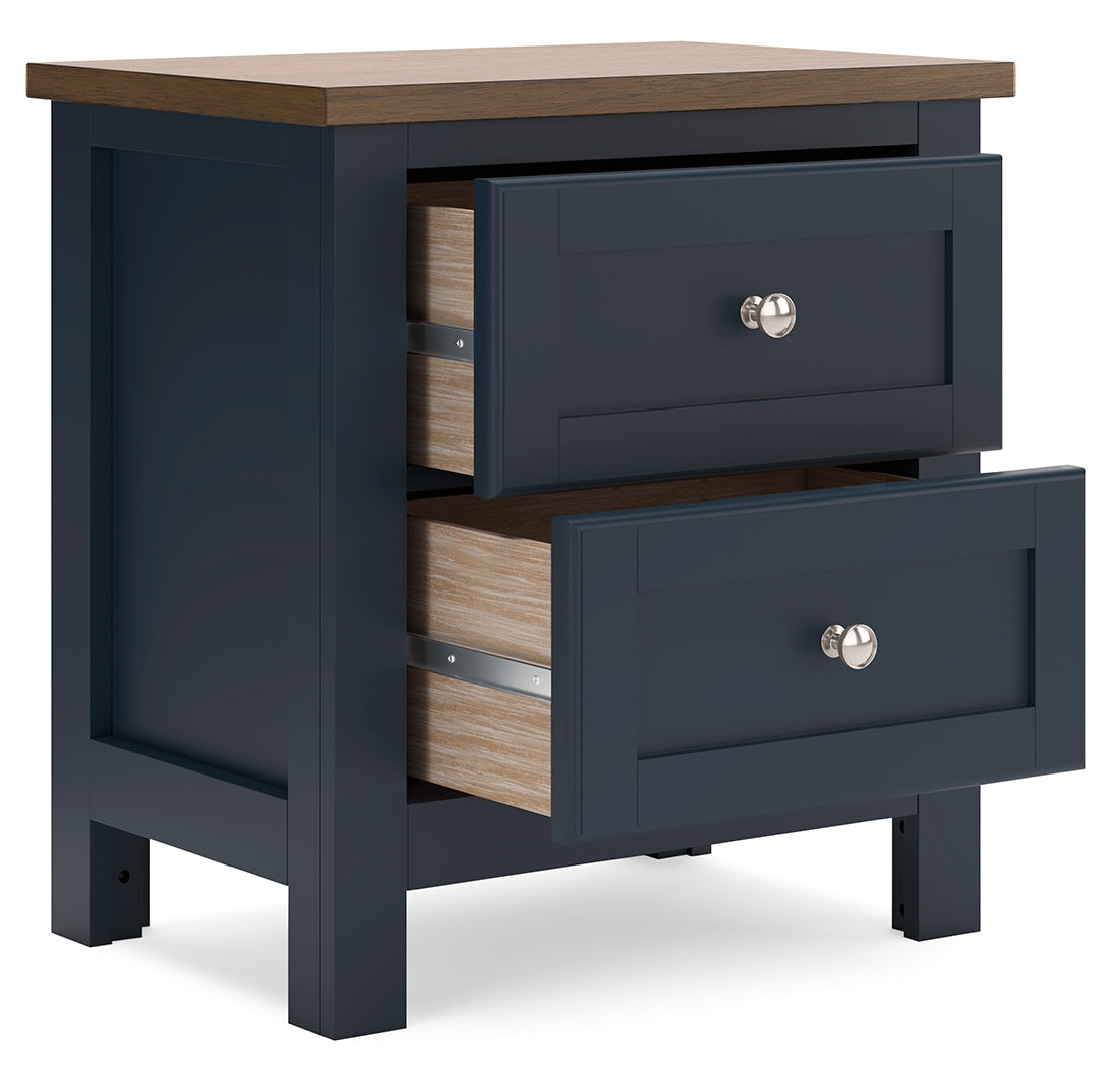 Landocken Two Drawer Night Stand