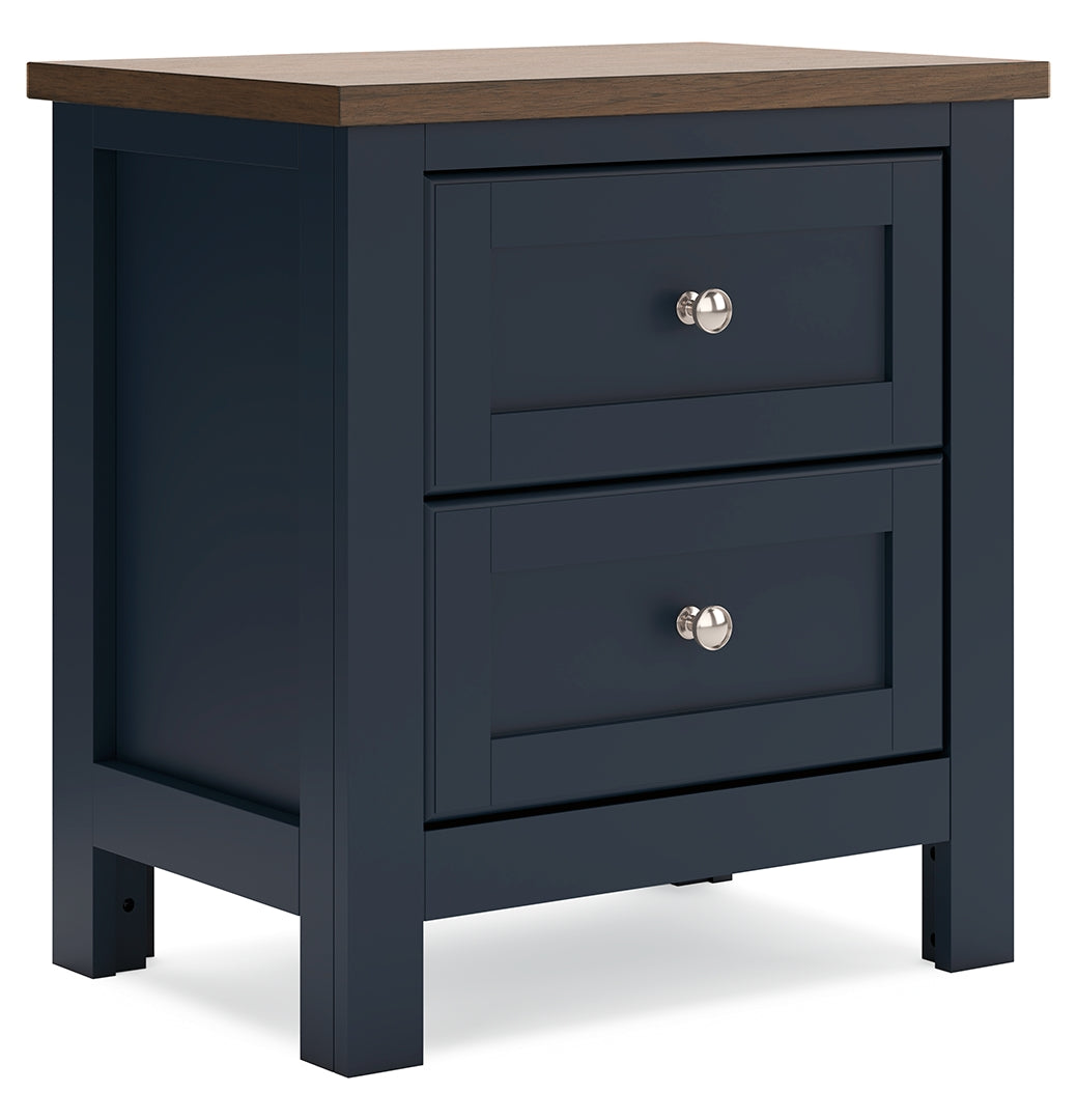 Landocken Two Drawer Night Stand