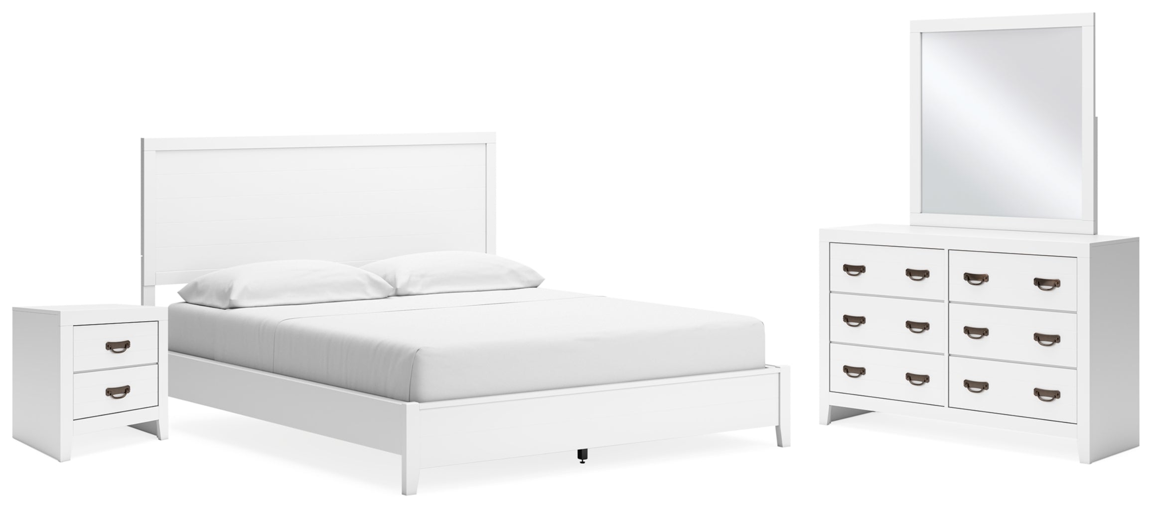 Binterglen Panel Bed, Dresser, Mirror, Chest & Nightstand, Bedroom Set