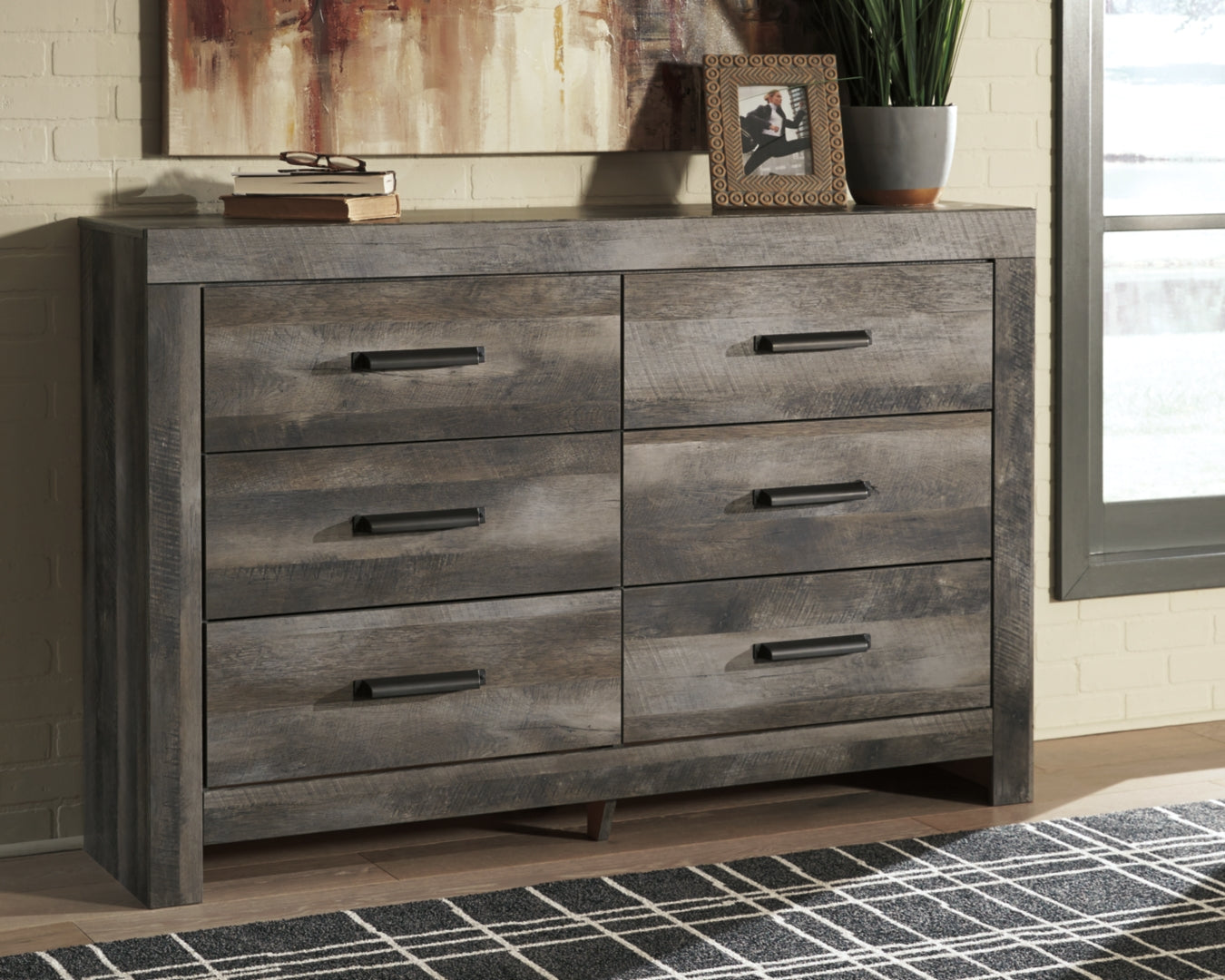 Wynnlow Grey Crossbuck Panel Bedroom Set