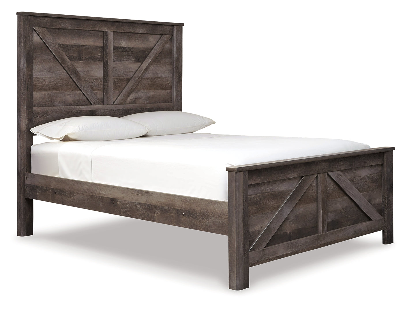 Wynnlow Grey Crossbuck Panel Bedroom Set